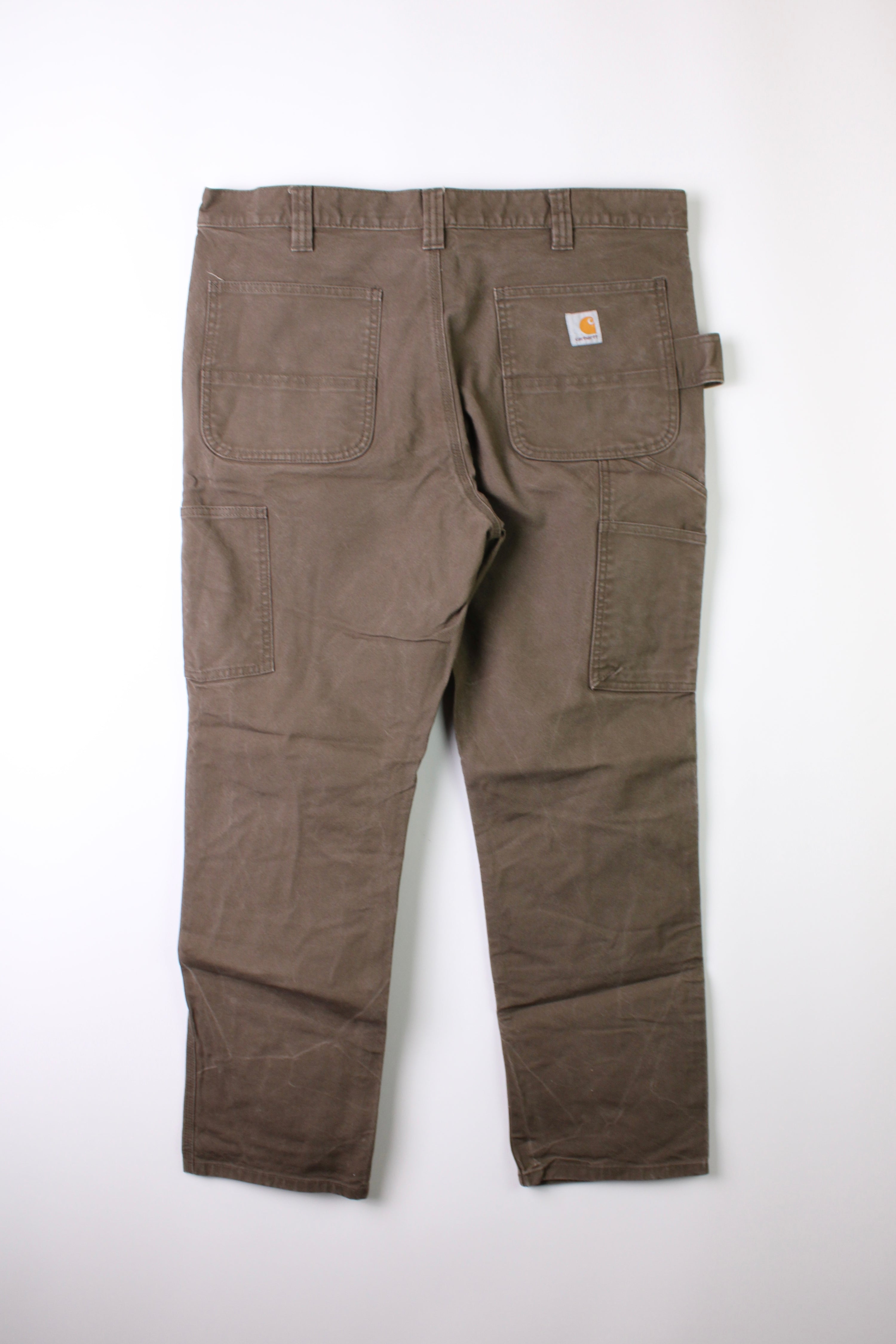 CARHARTT DOUBLE KNEE PANTS GREEN - 38X30