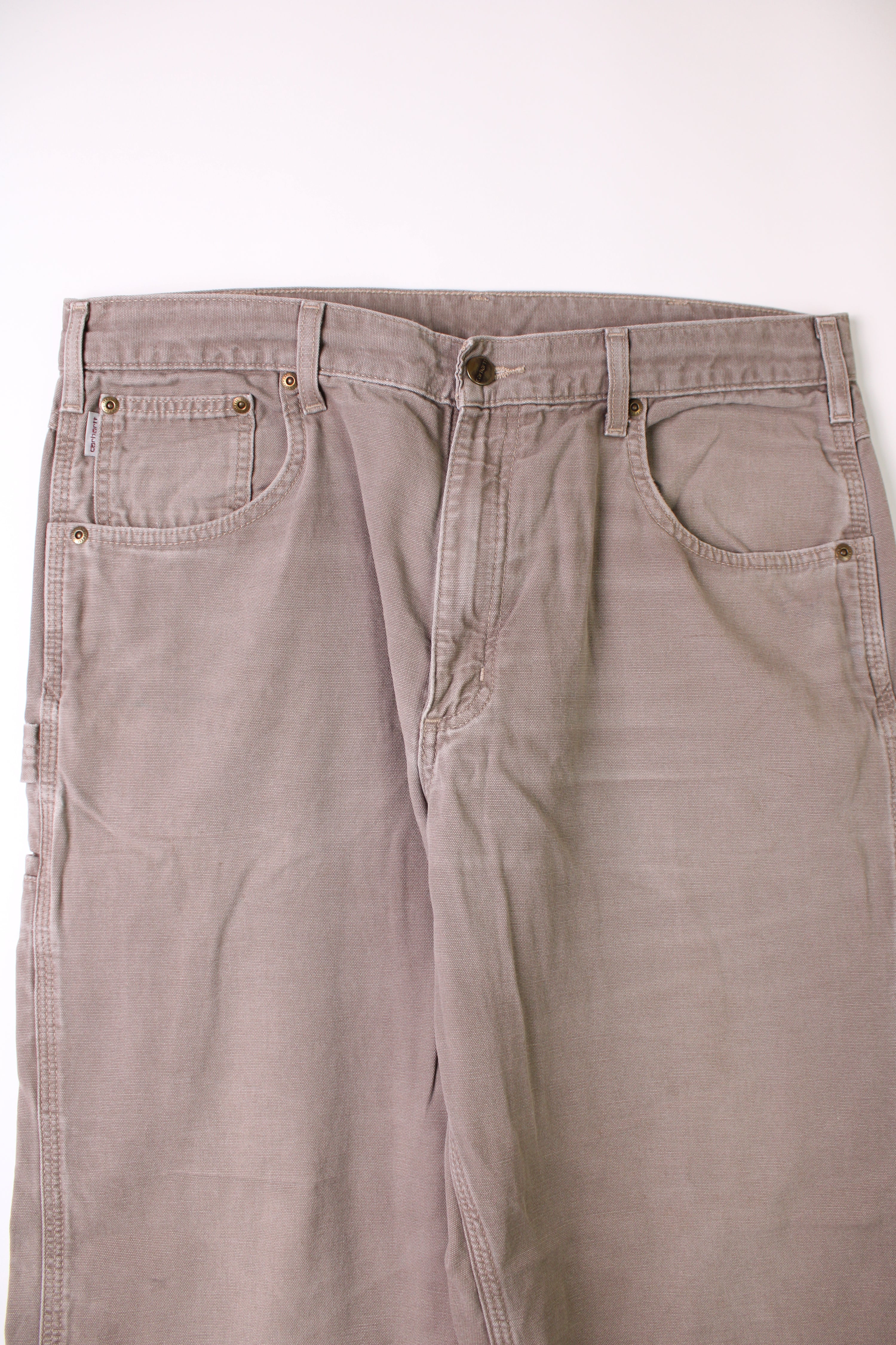 CARHARTT SINGLE KNEE LIGHT BROWN - 36X32