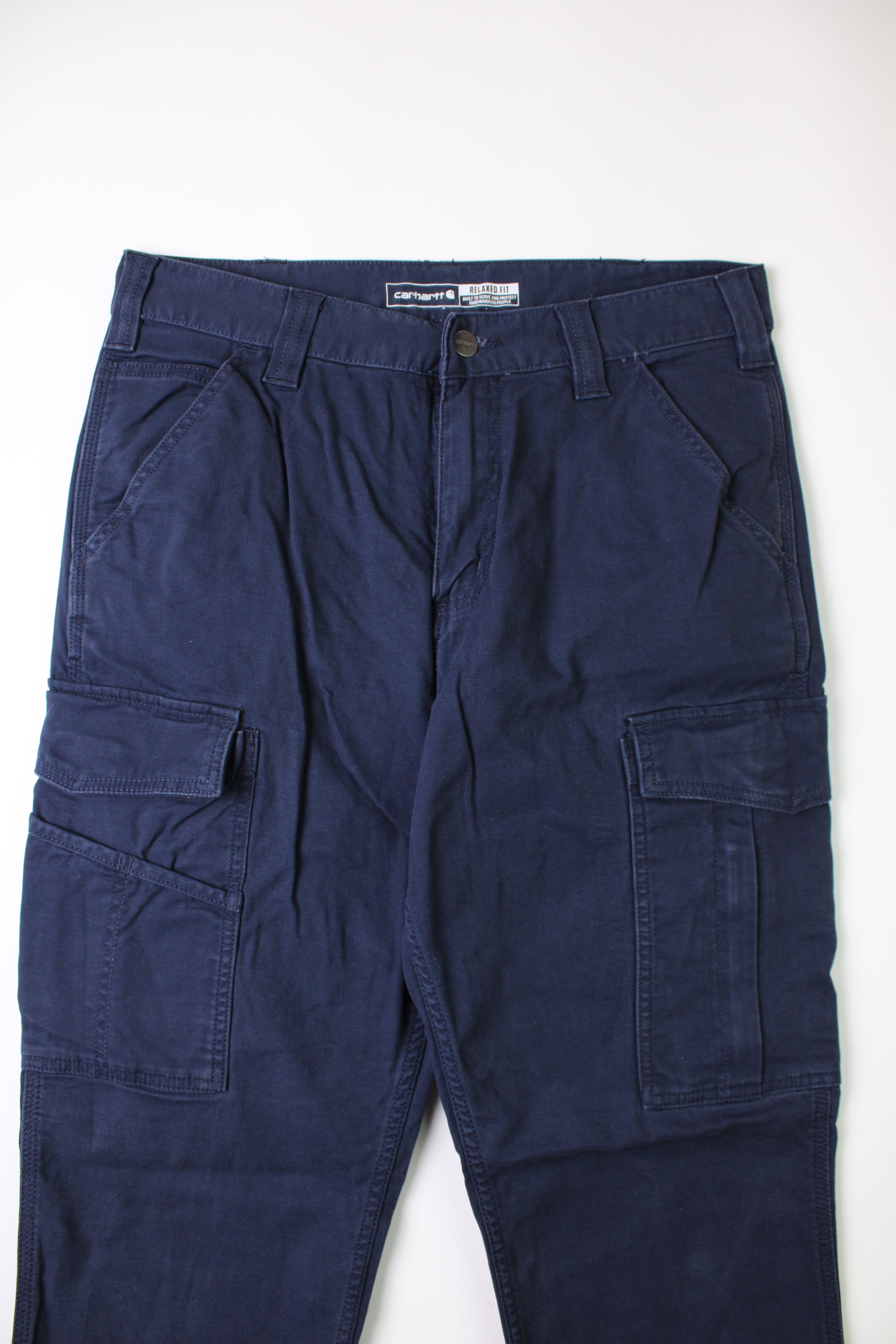 CARHARTT CARGO PANTS BLUE - 32X32