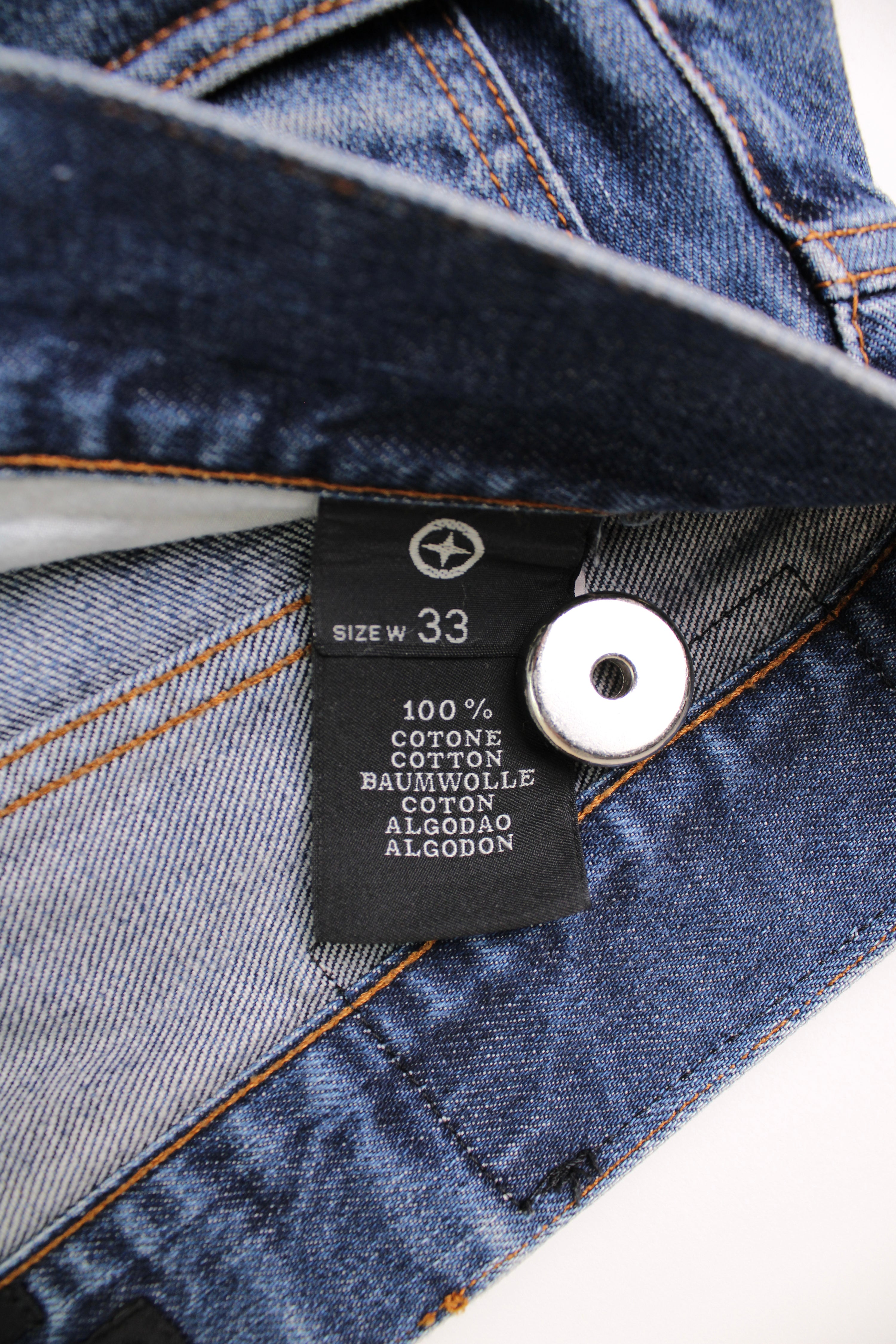 STONE ISLAND DENIMS JEANS DARK BLUE - 33