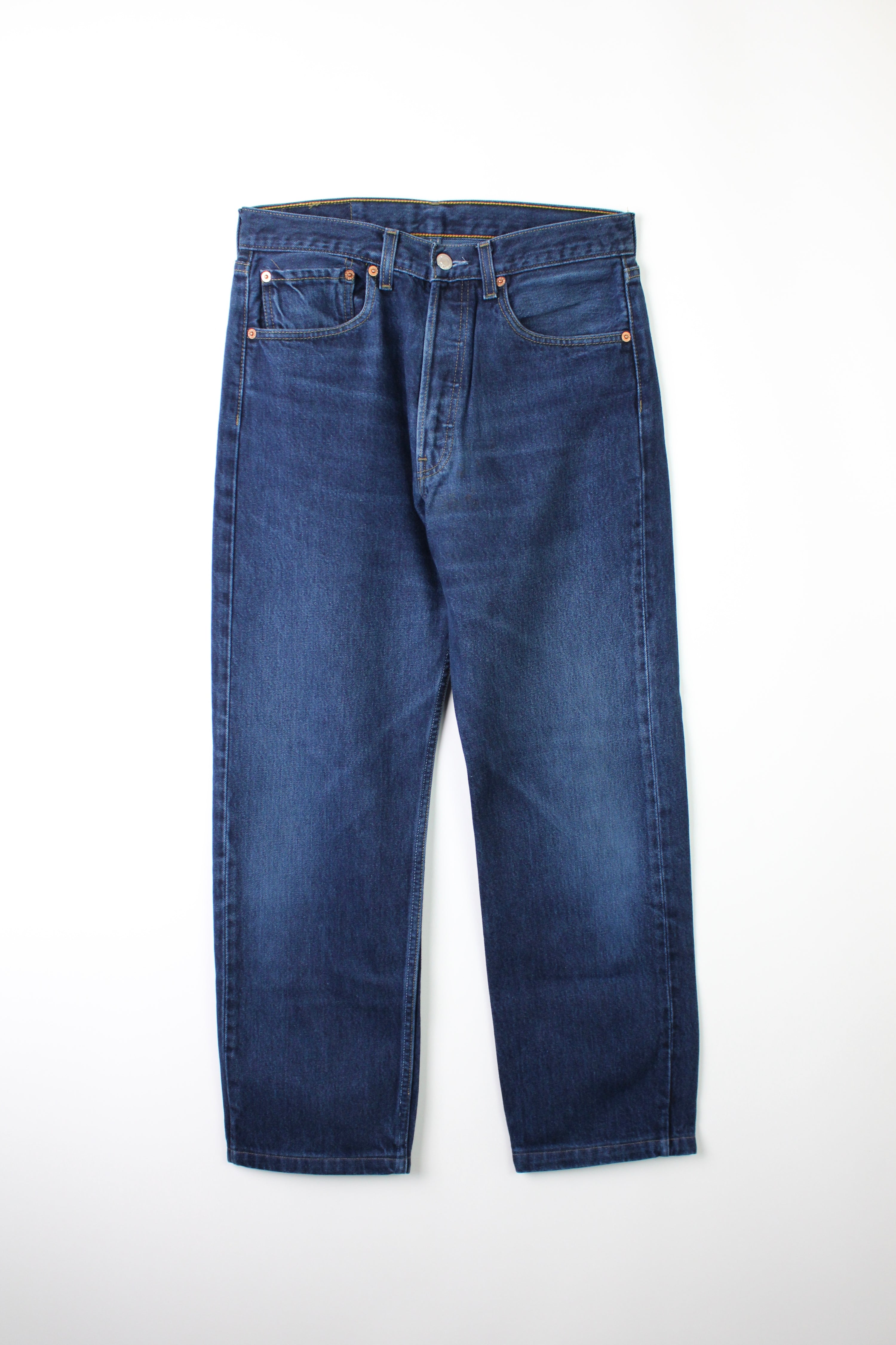 LEVIS 501 VINTAGE DARK WASH JEANS - W31