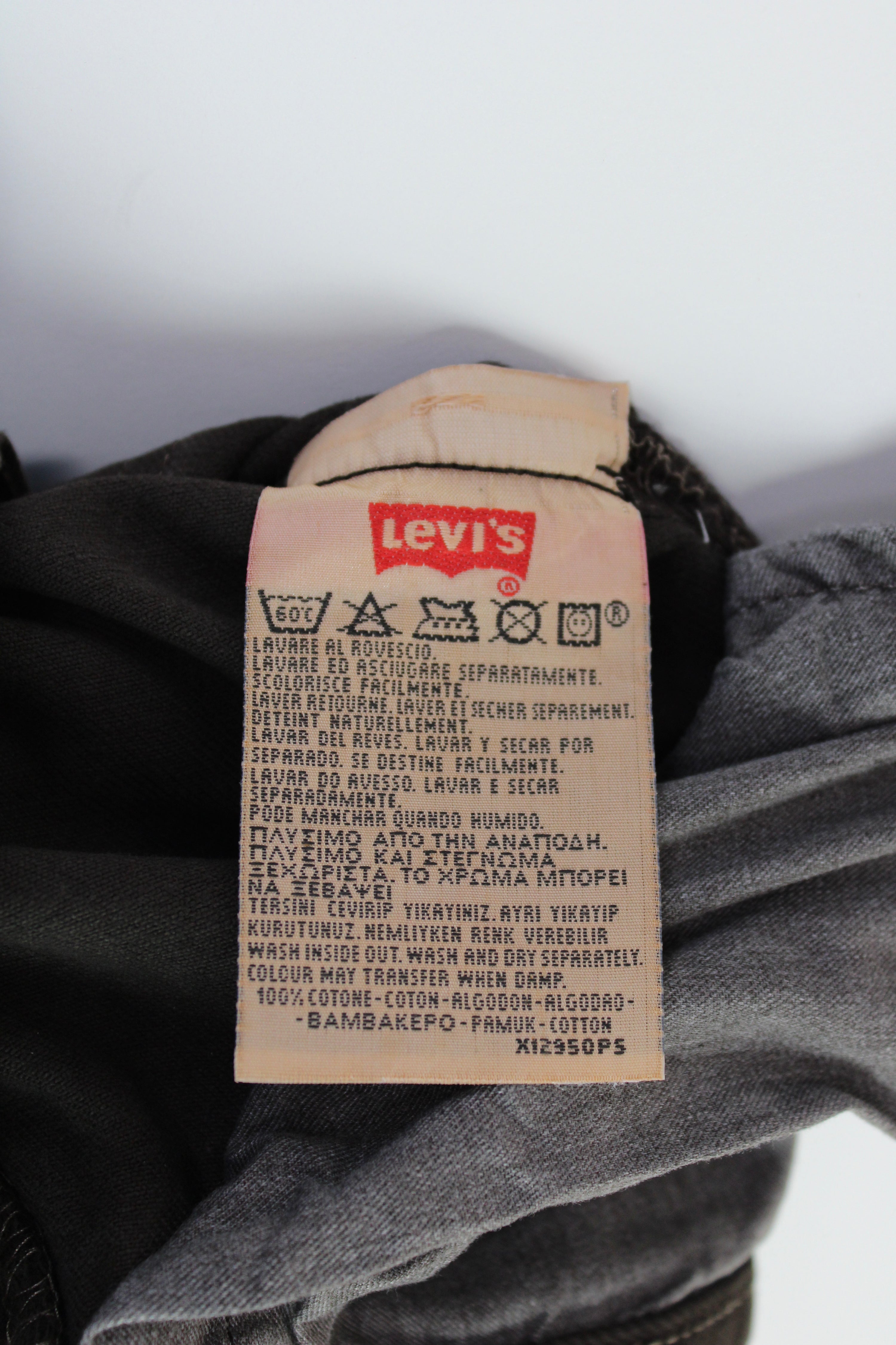 LEVIS 501 JEANS BROWN DENIM MADE IN USA - W29
