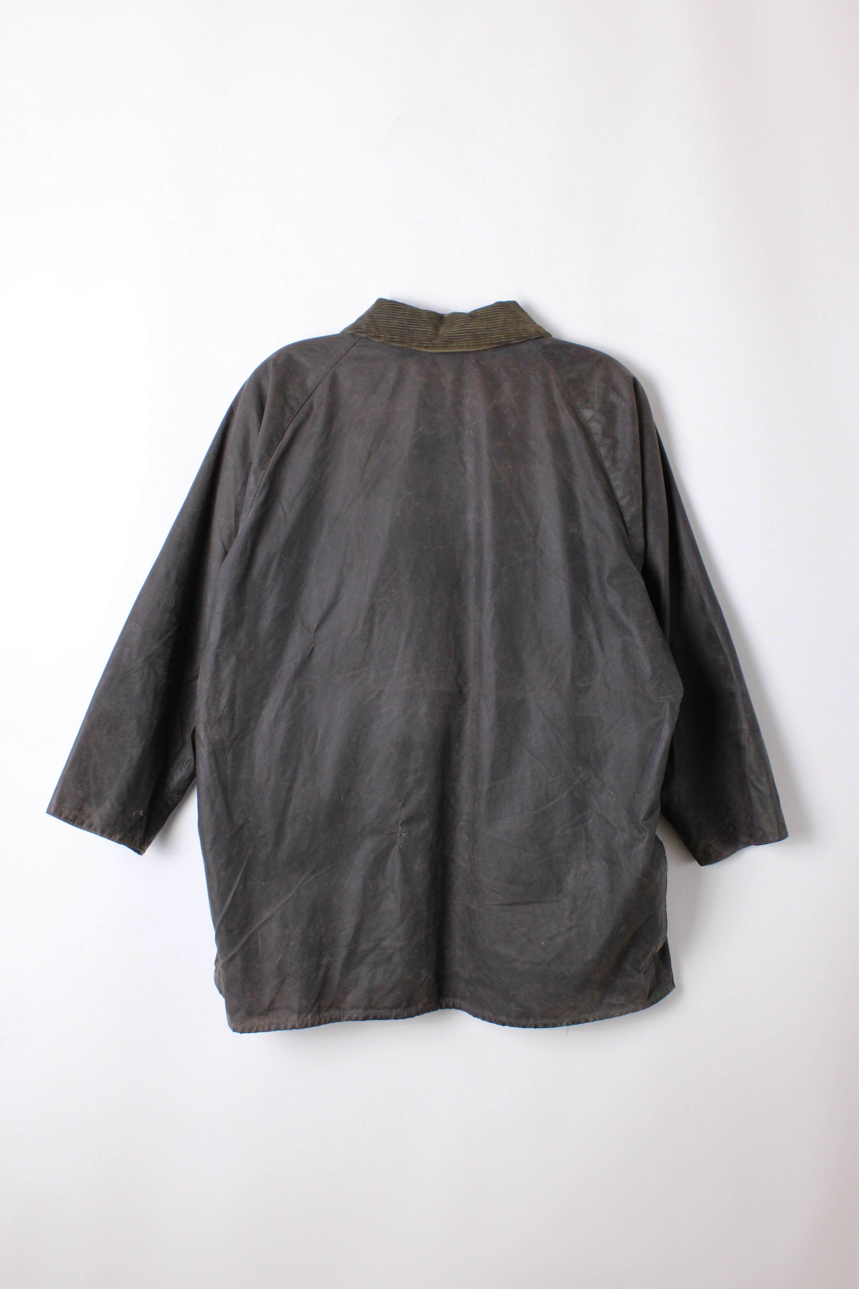 BARBOUR BEAUFORT WAXED JACKET BLUE - L/XL