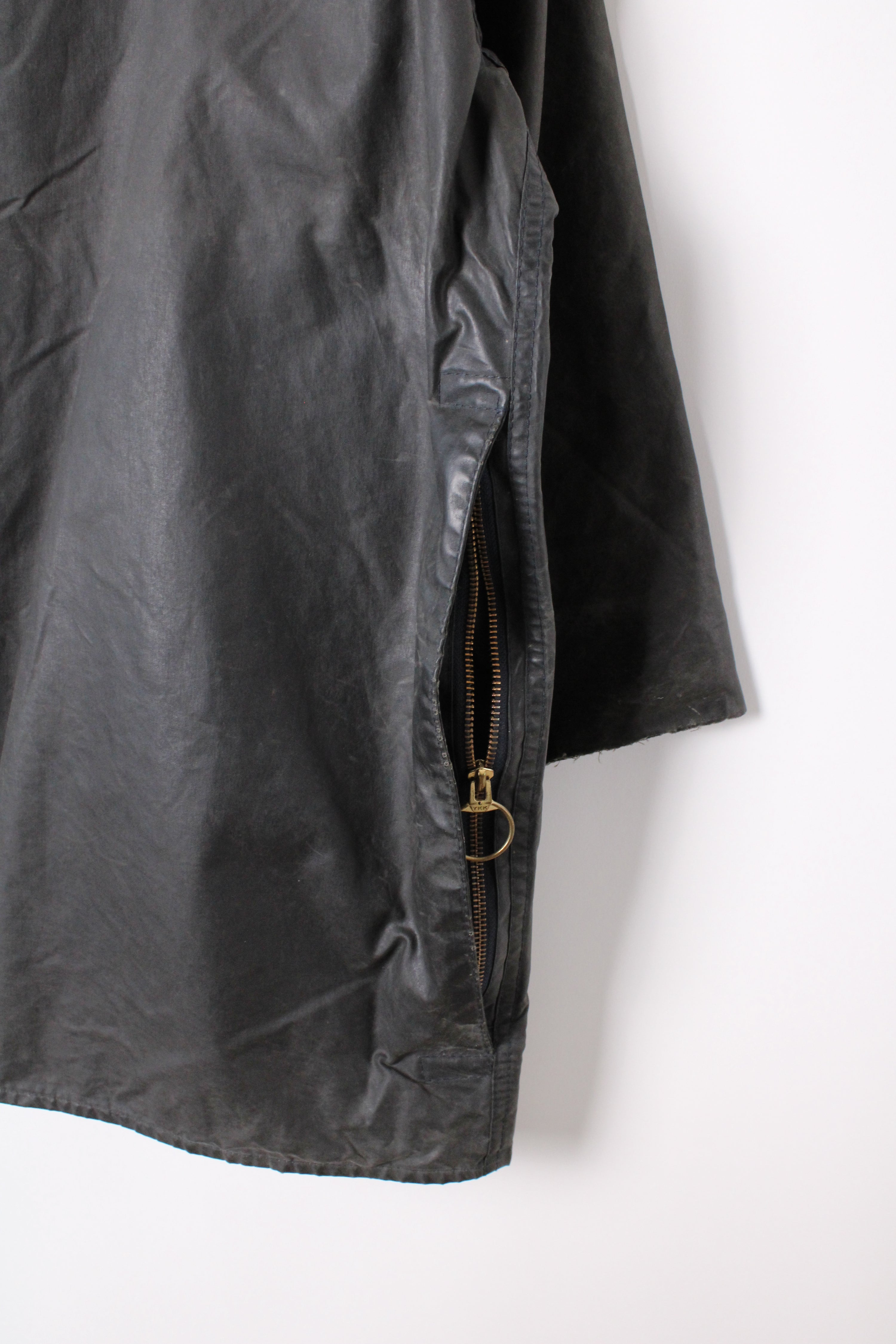 BARBOUR BEAUFORT WAXED JACKET BLUE - M/L