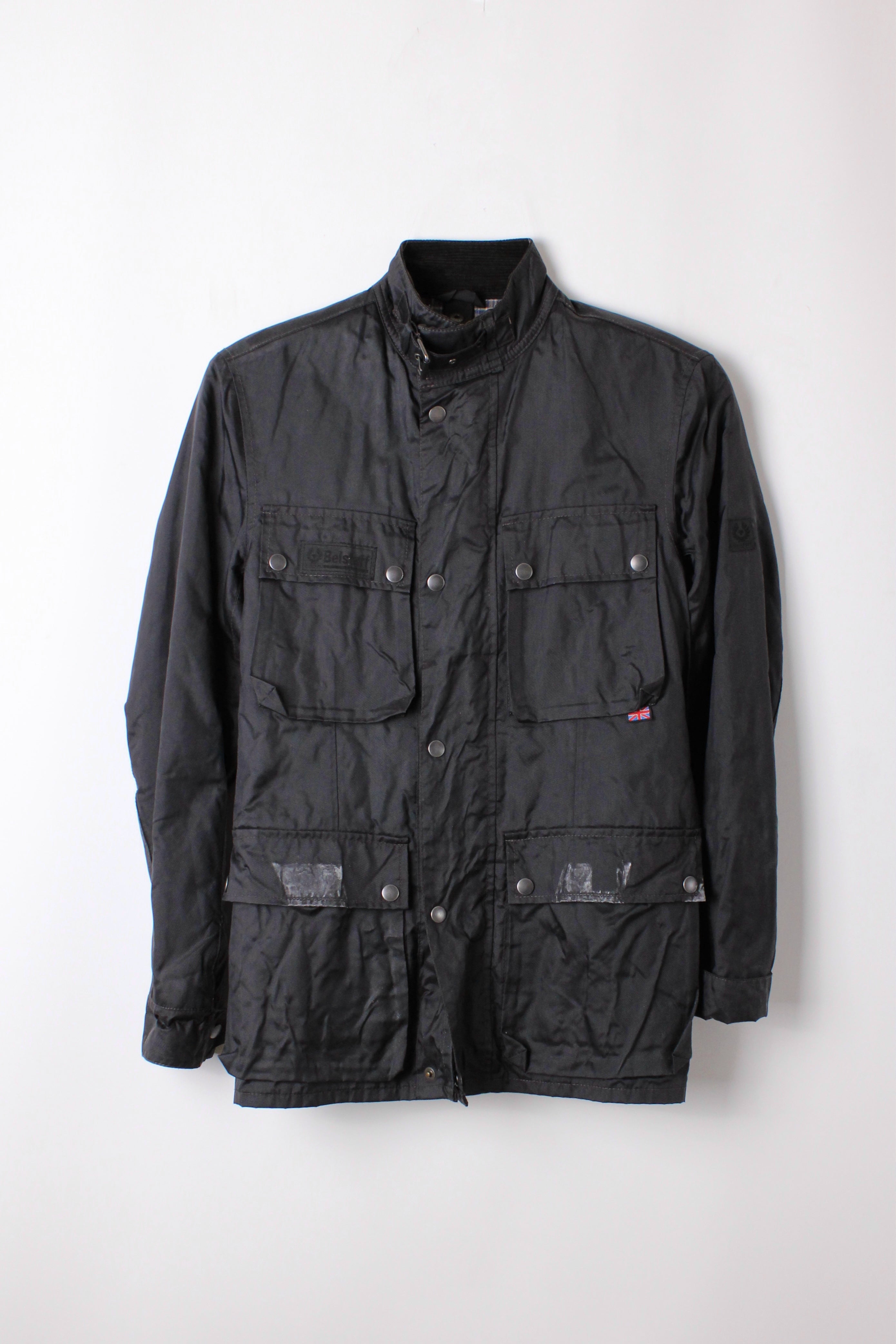 BELSTAFF RALLYMASTER NYLON JACKET BLACK -  S/M