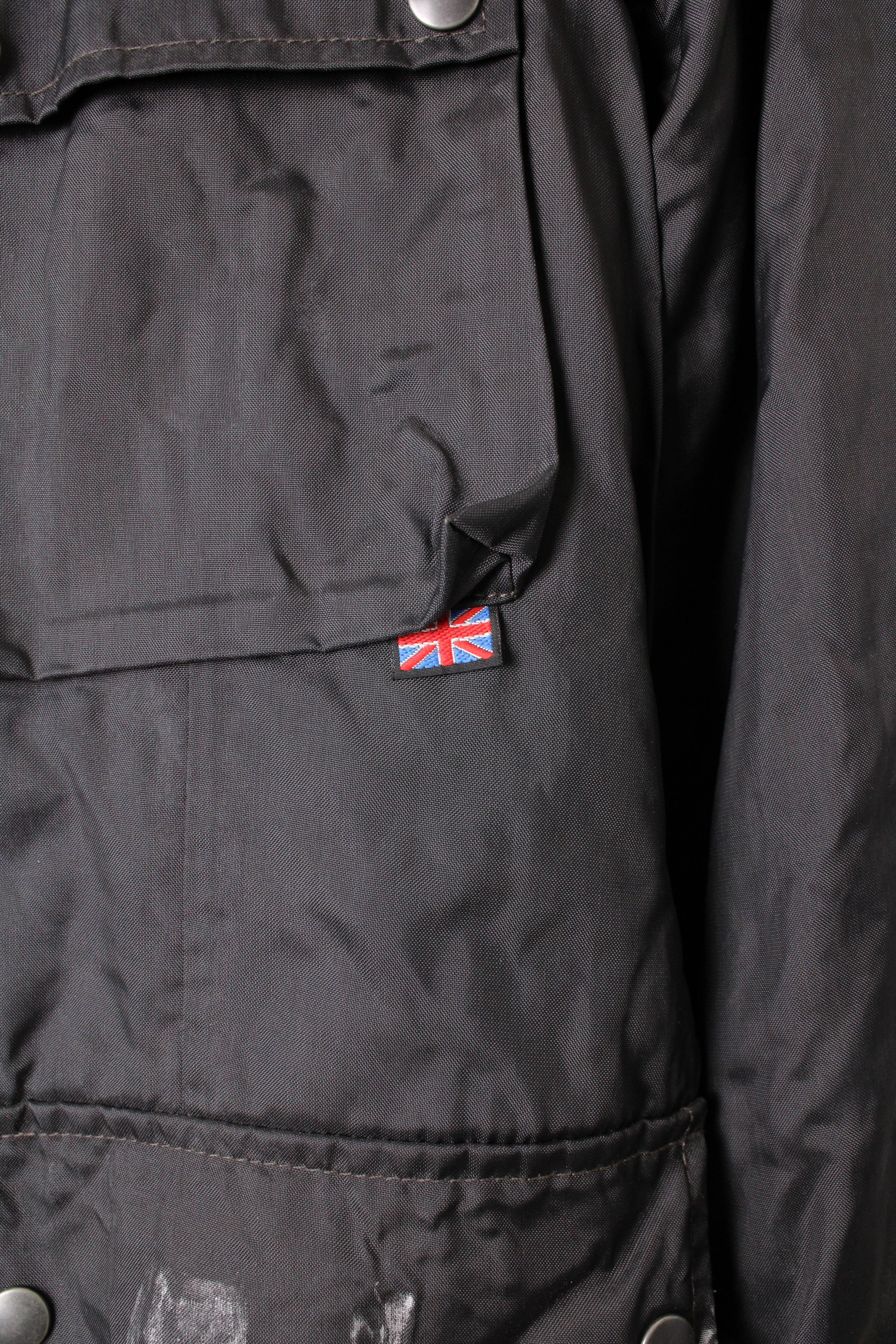 BELSTAFF RALLYMASTER NYLON JACKET BLACK -  S/M