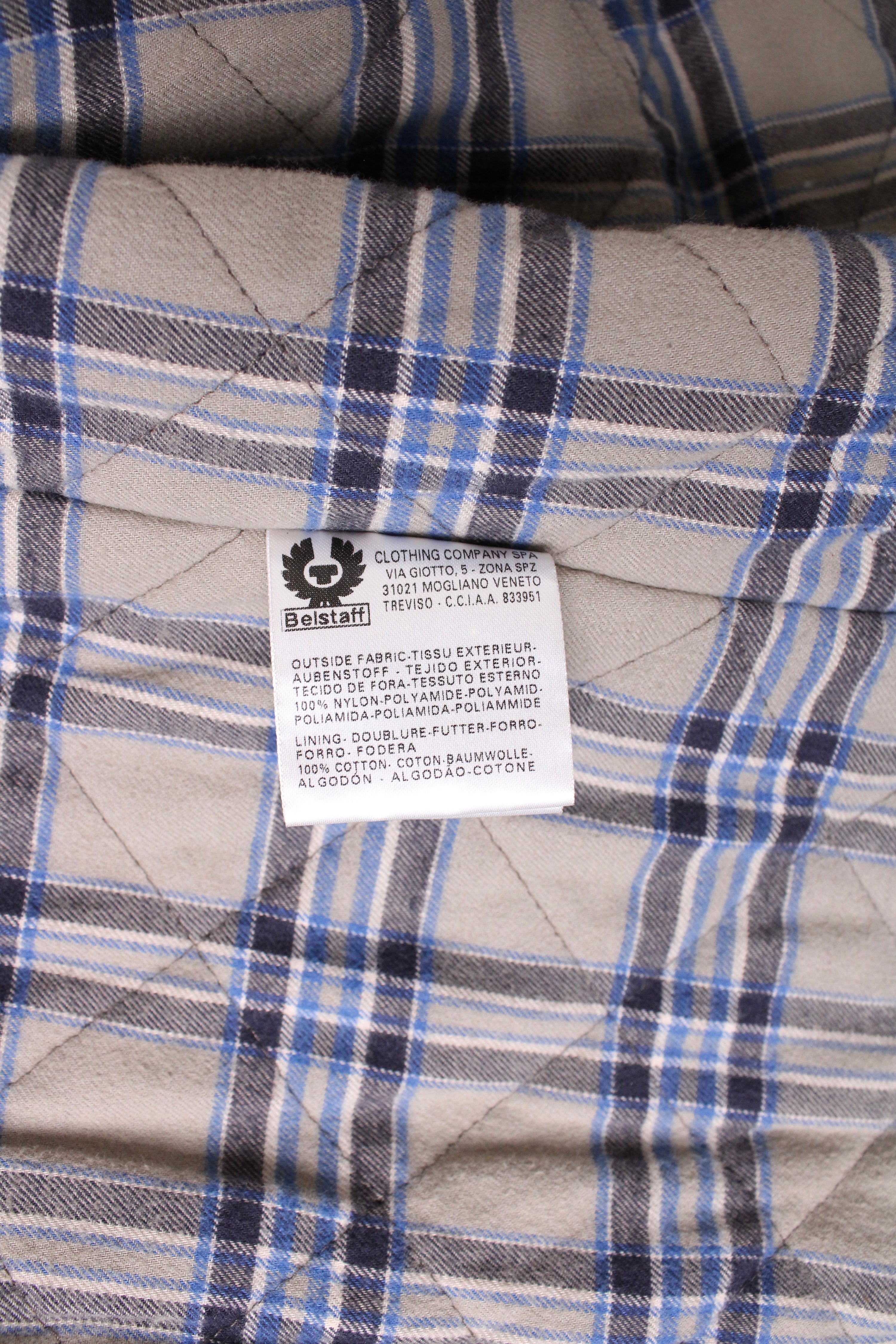 BELSTAFF RALLYMASTER NYLON JACKET BLACK -  S/M