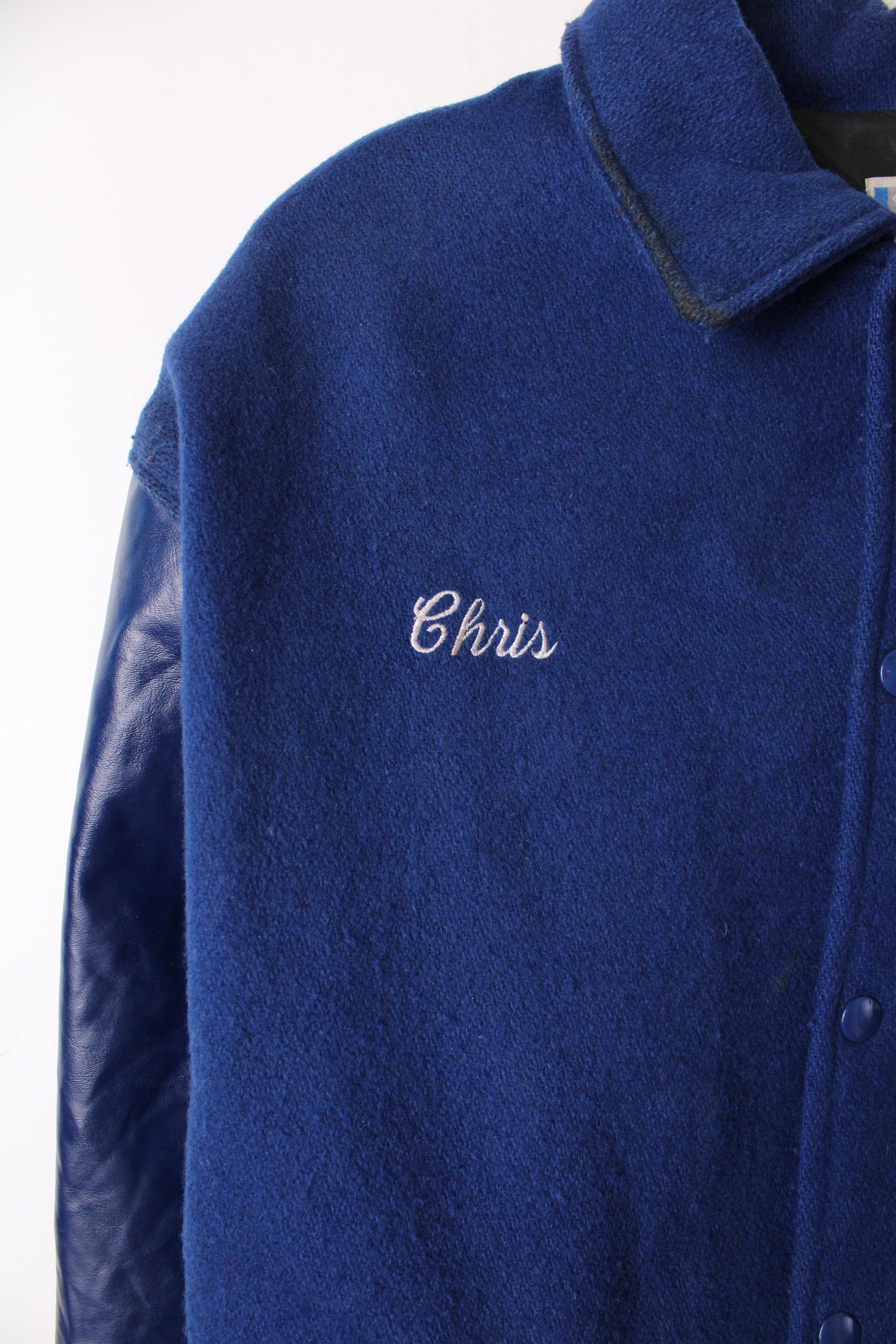 VINTAGE VARSITY JACKET MECA MADE IN USA 1980S - XL