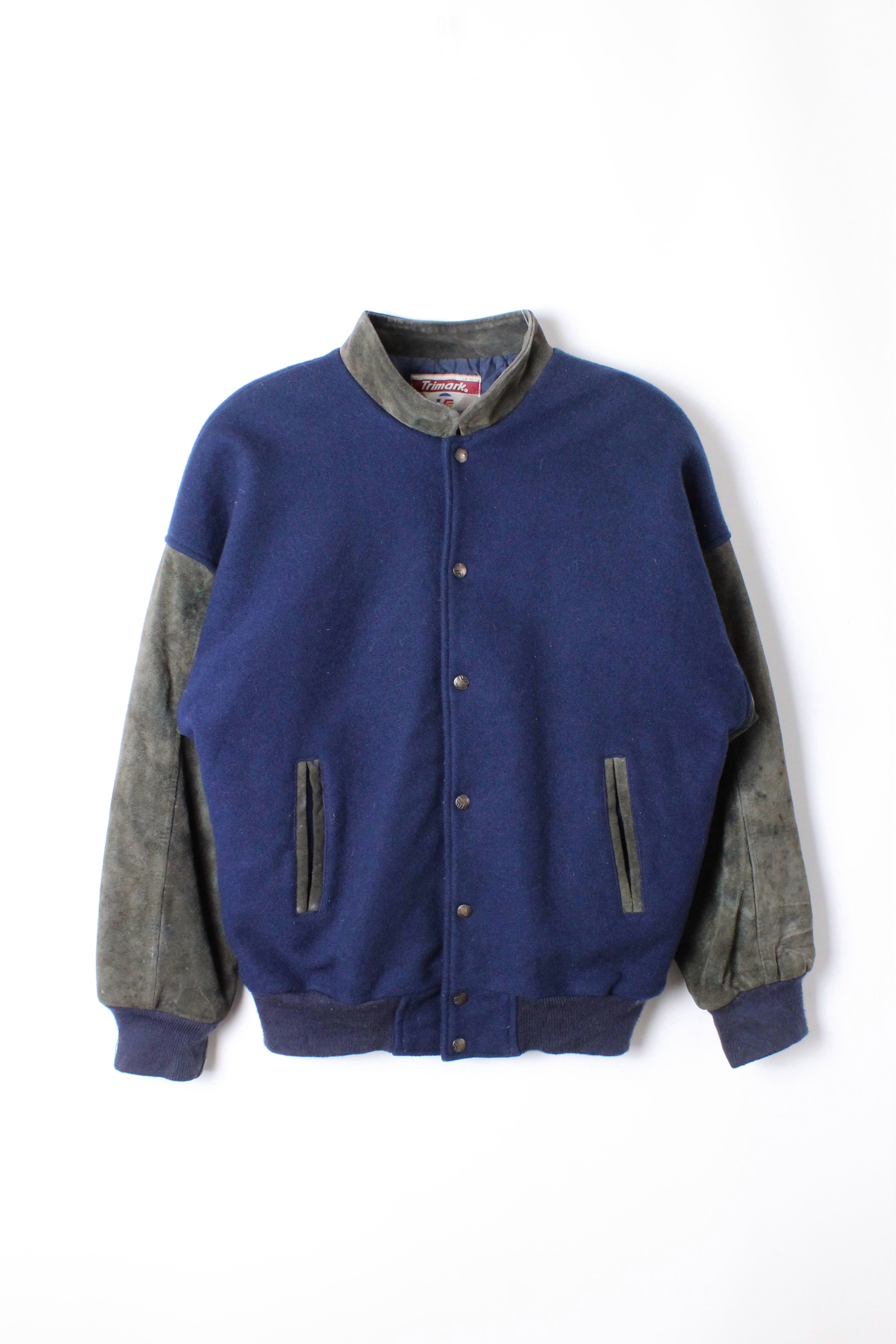 TRIMARK VARSITY JACKET MADE IN CANADA - LARGE