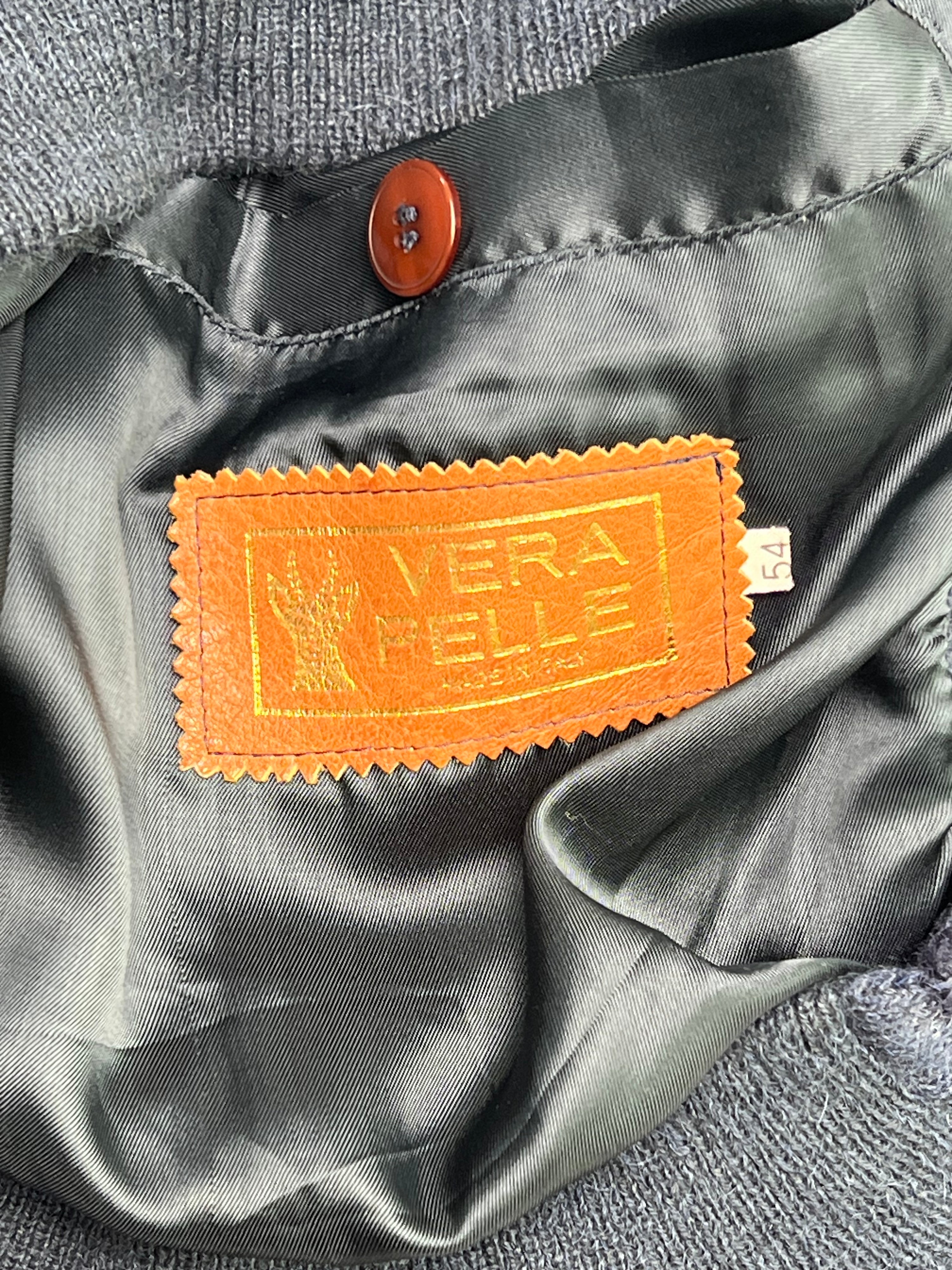 CARDIGAN WOOL SUEDE JACKET BLUE - XL/XXL