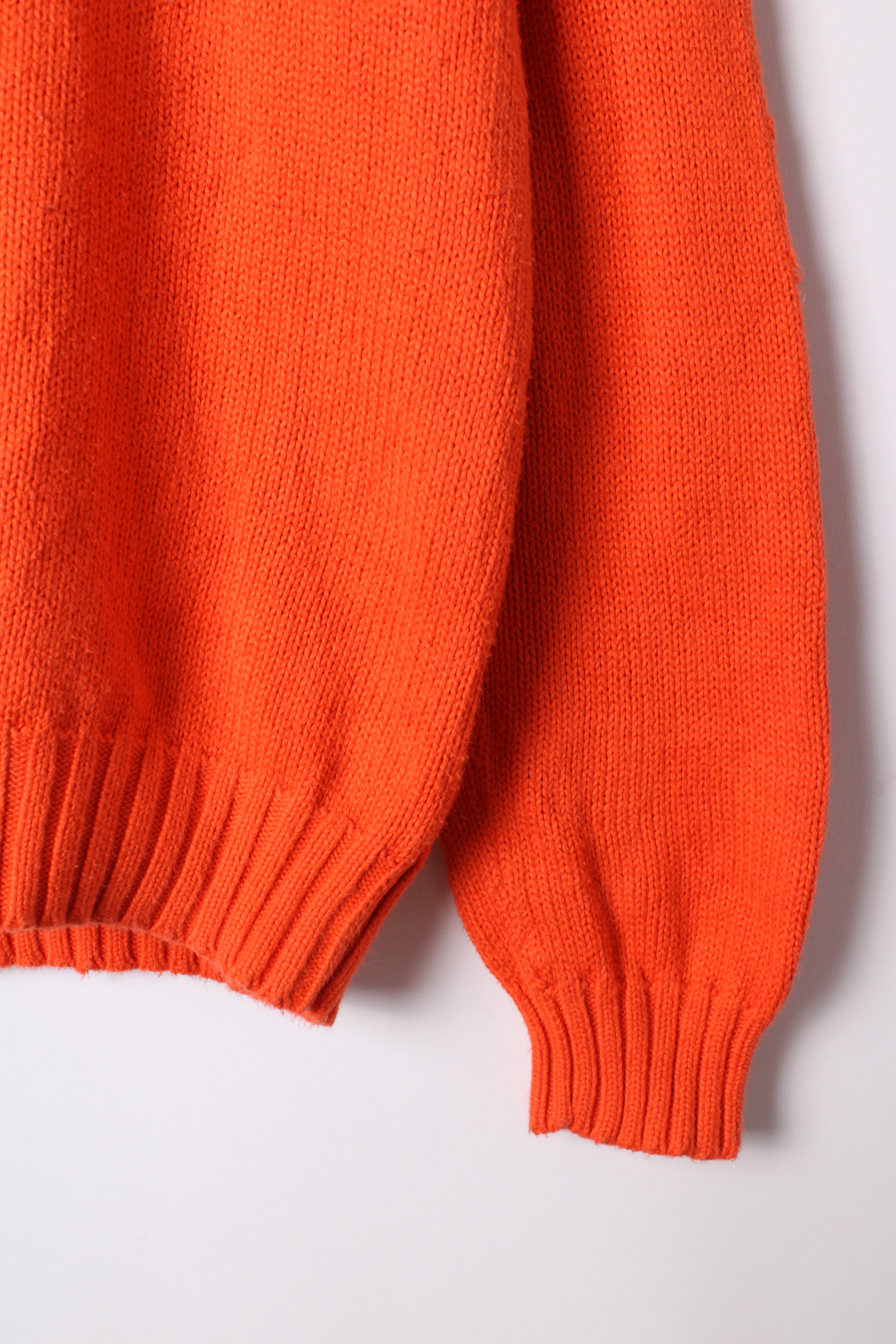 RALPH LAUREN SWEATER HEAVY COTTON ORANGE - M