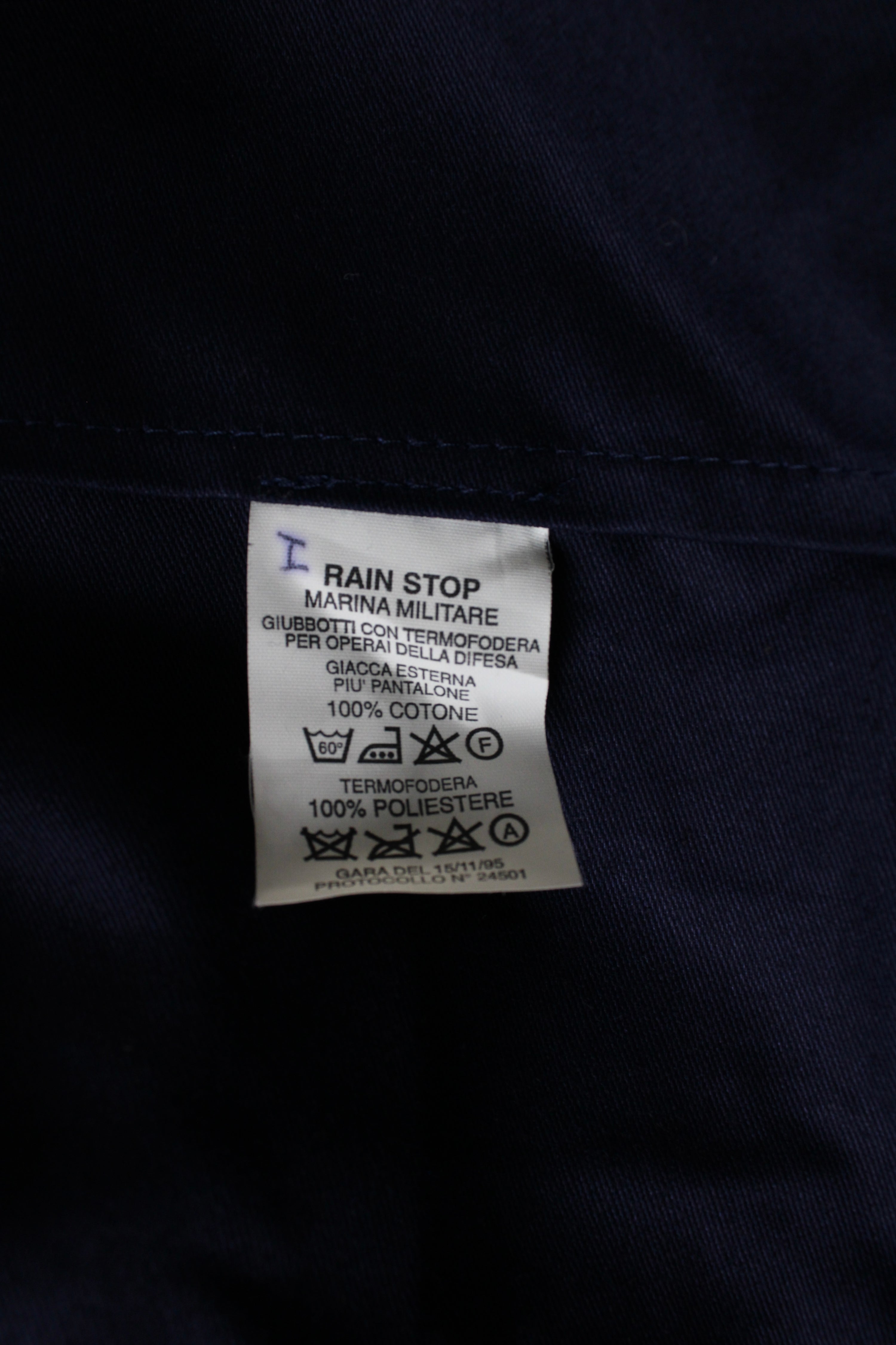 MARINA ITALIANA WORK JACKET BLUE