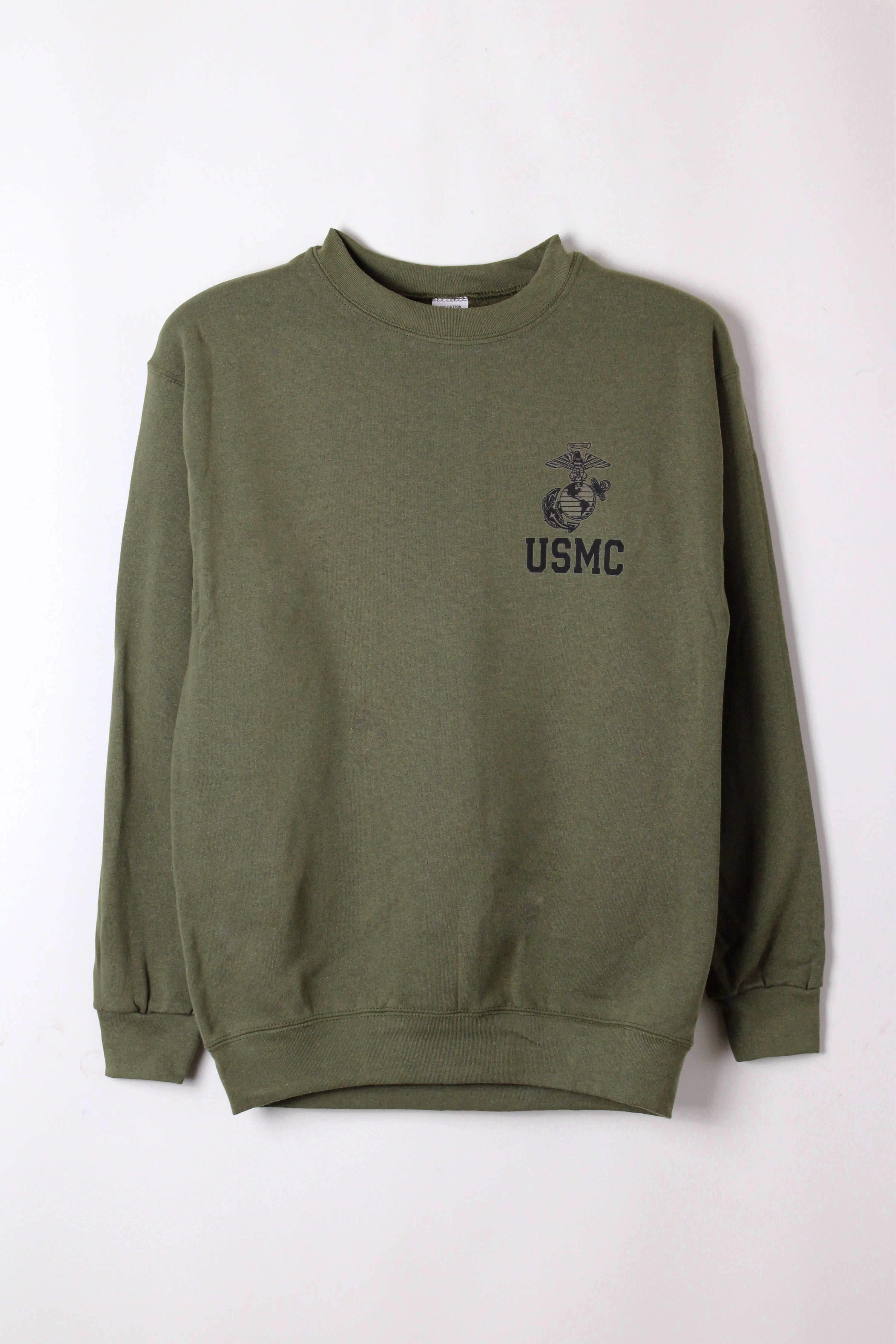 USMC TRAINING SWEATSHIRT GREEN - M