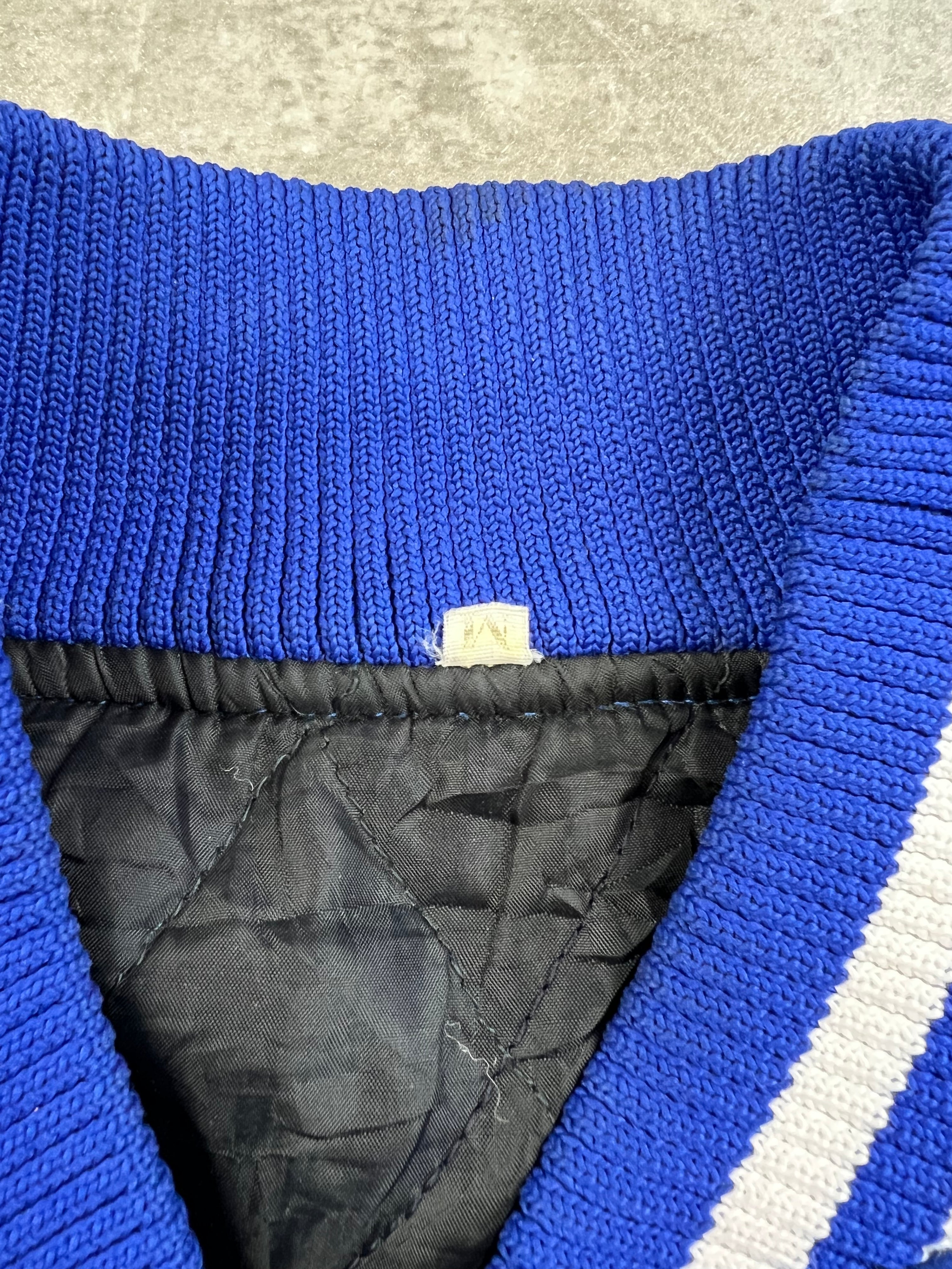 VARSITY JACKET SOCIAL WELFARE BLUE WHITE - M