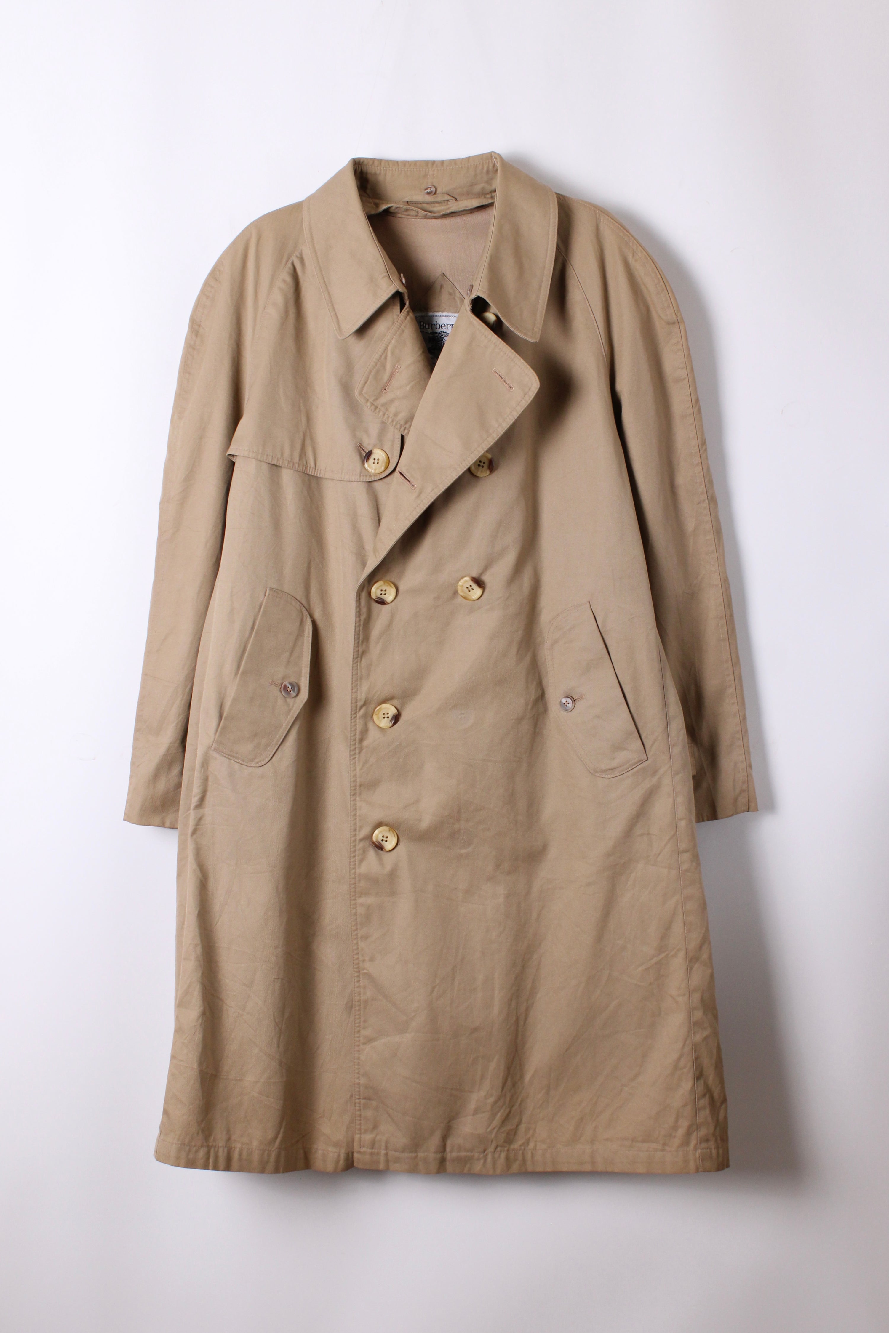 BURBERRY VINTAGE TRENCH COAT DOUBLE BREAST BEIGE - XXL