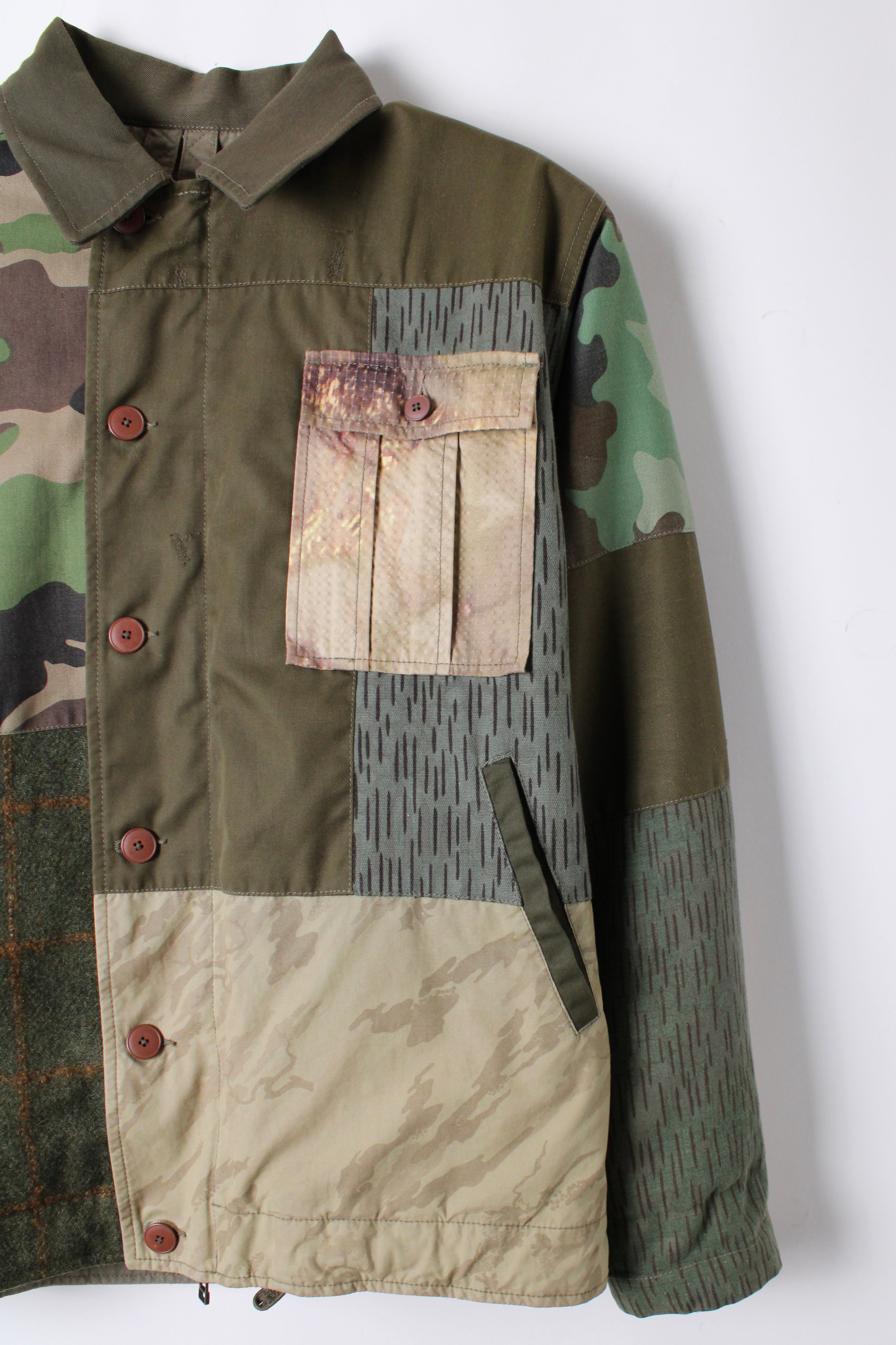MAHARISHI PATCHWORK DECK JACKET - M/L
