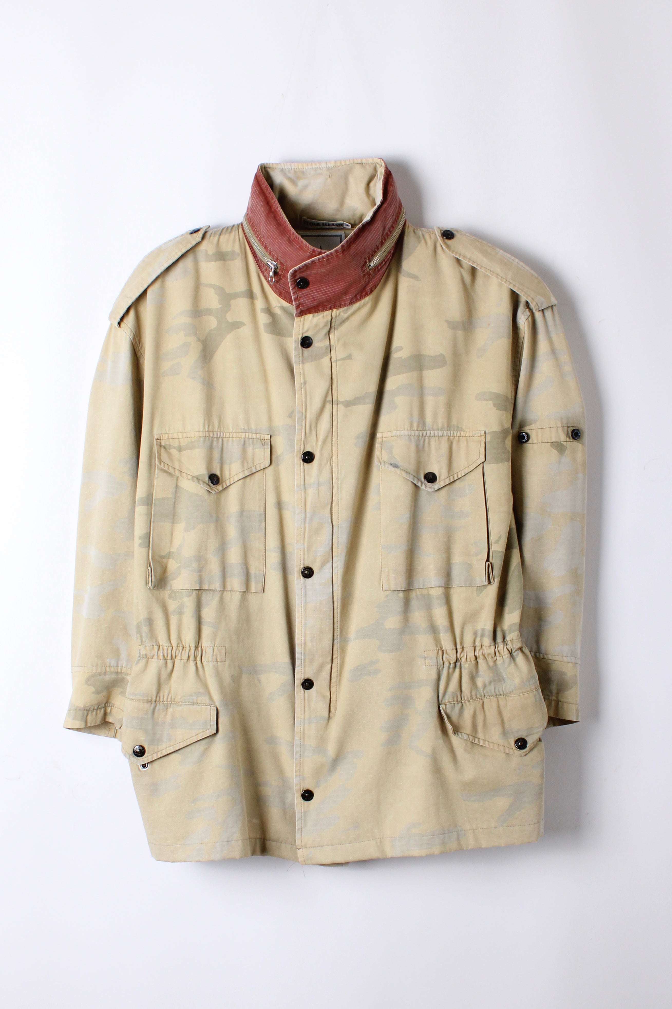 STONE ISLAND VINTAGE ICE CAMO FIELD JACKET - S/M