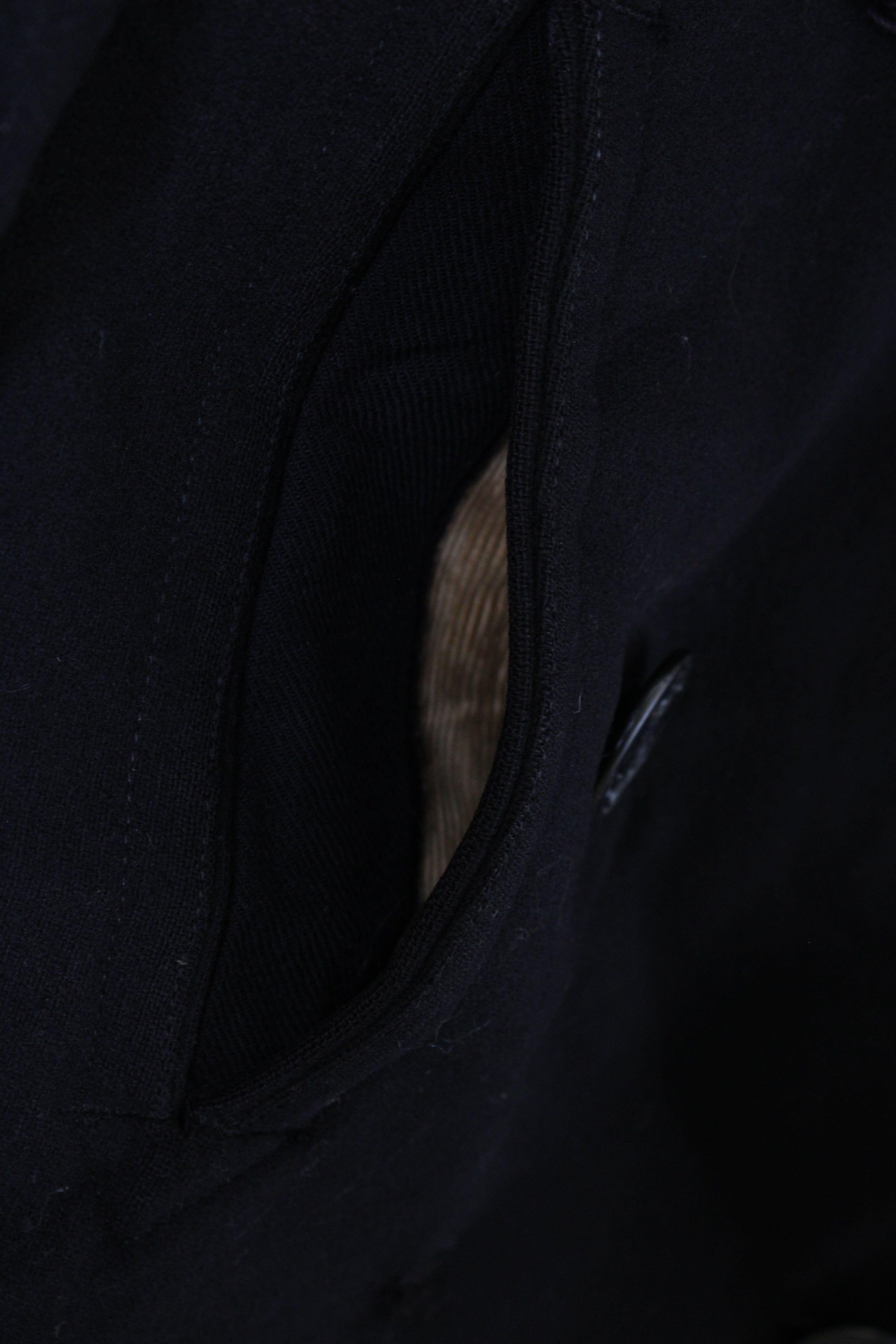 US NAVY VINTAGE PEA COAT NAVY BLUE - S/M