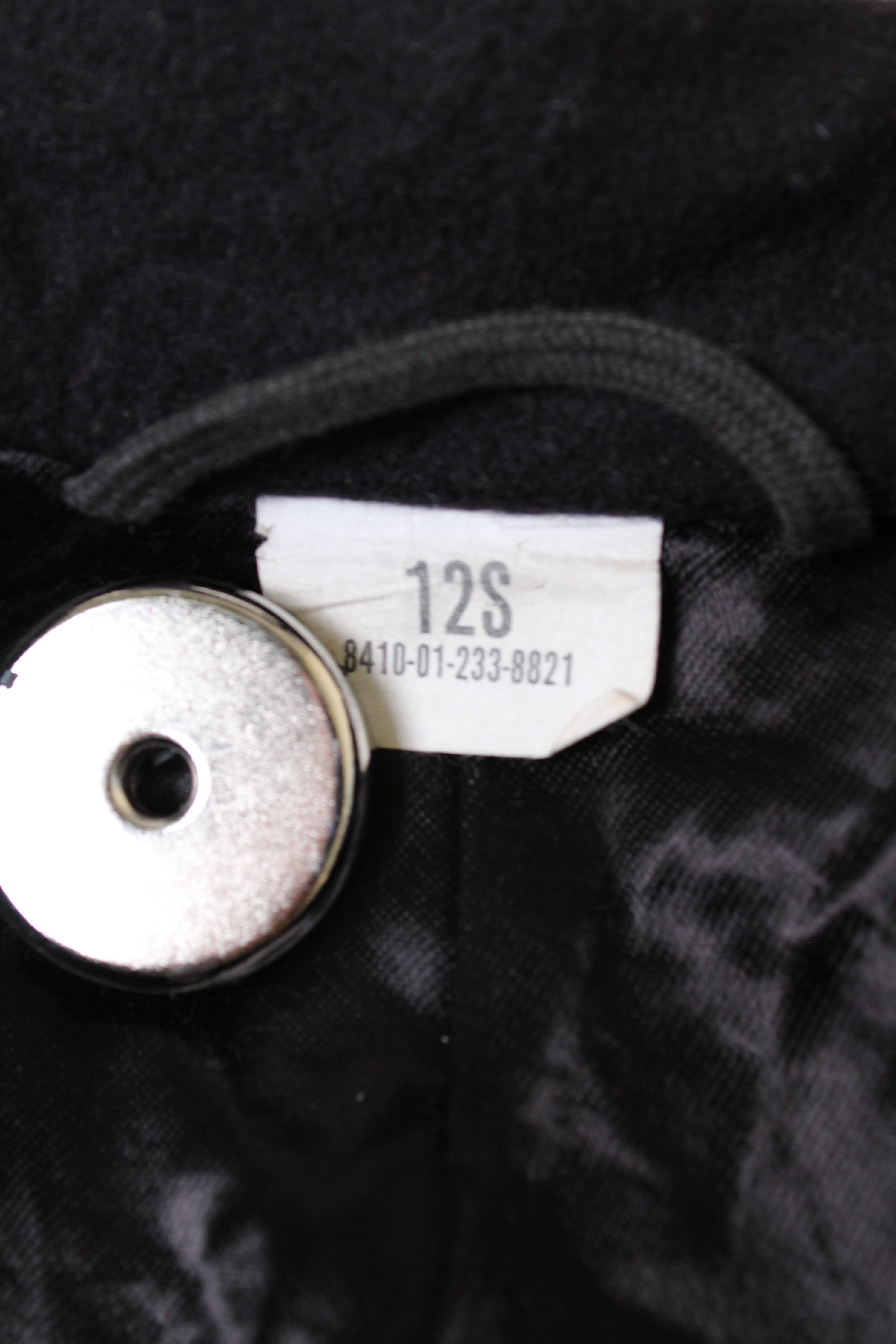 US NAVY VINTAGE PEA COAT NAVY BLUE - XS/S