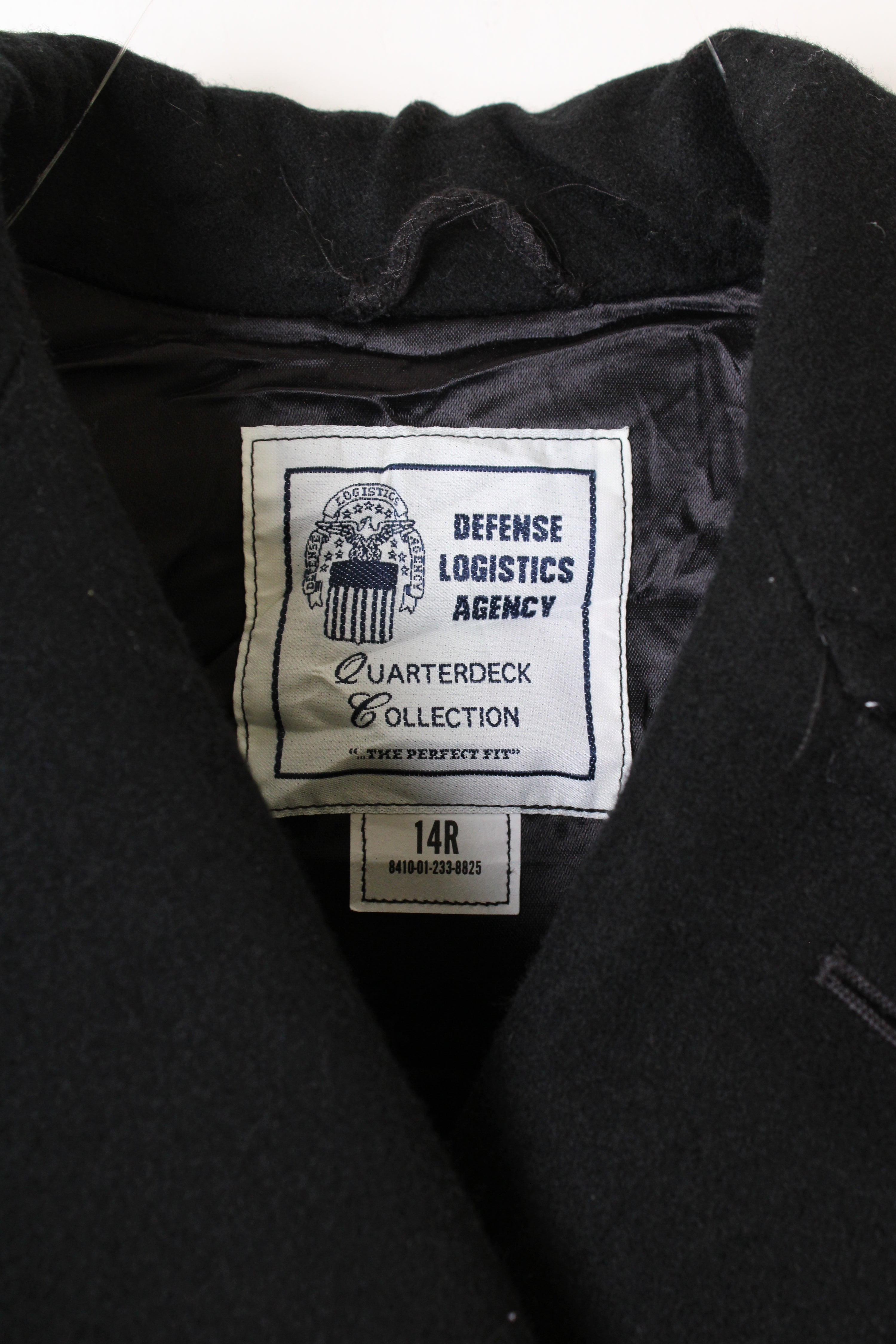 US NAVY VINTAGE PEA COAT NAVY BLUE - S/M