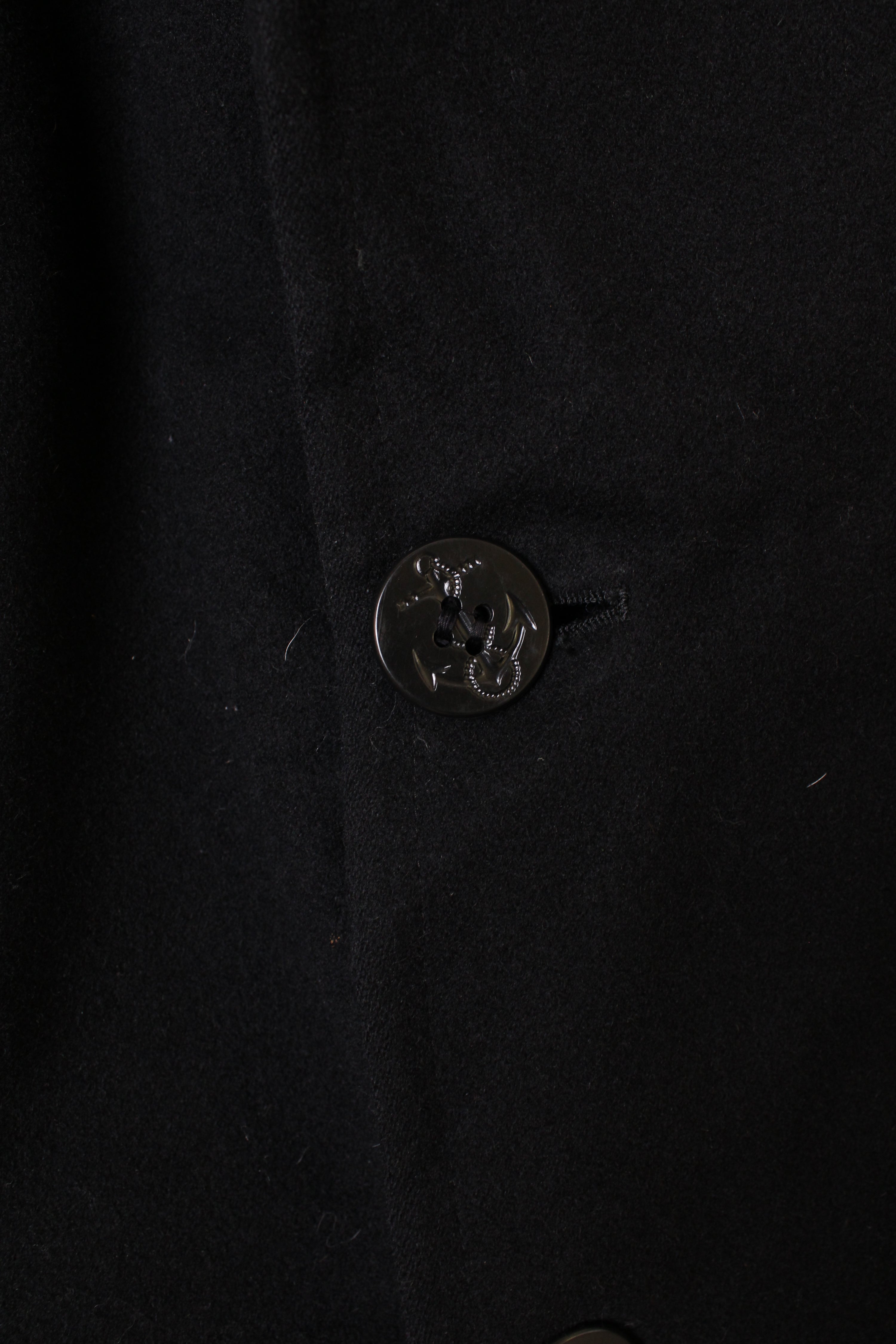 US NAVY VINTAGE PEA COAT NAVY BLUE - 2XL/3XL