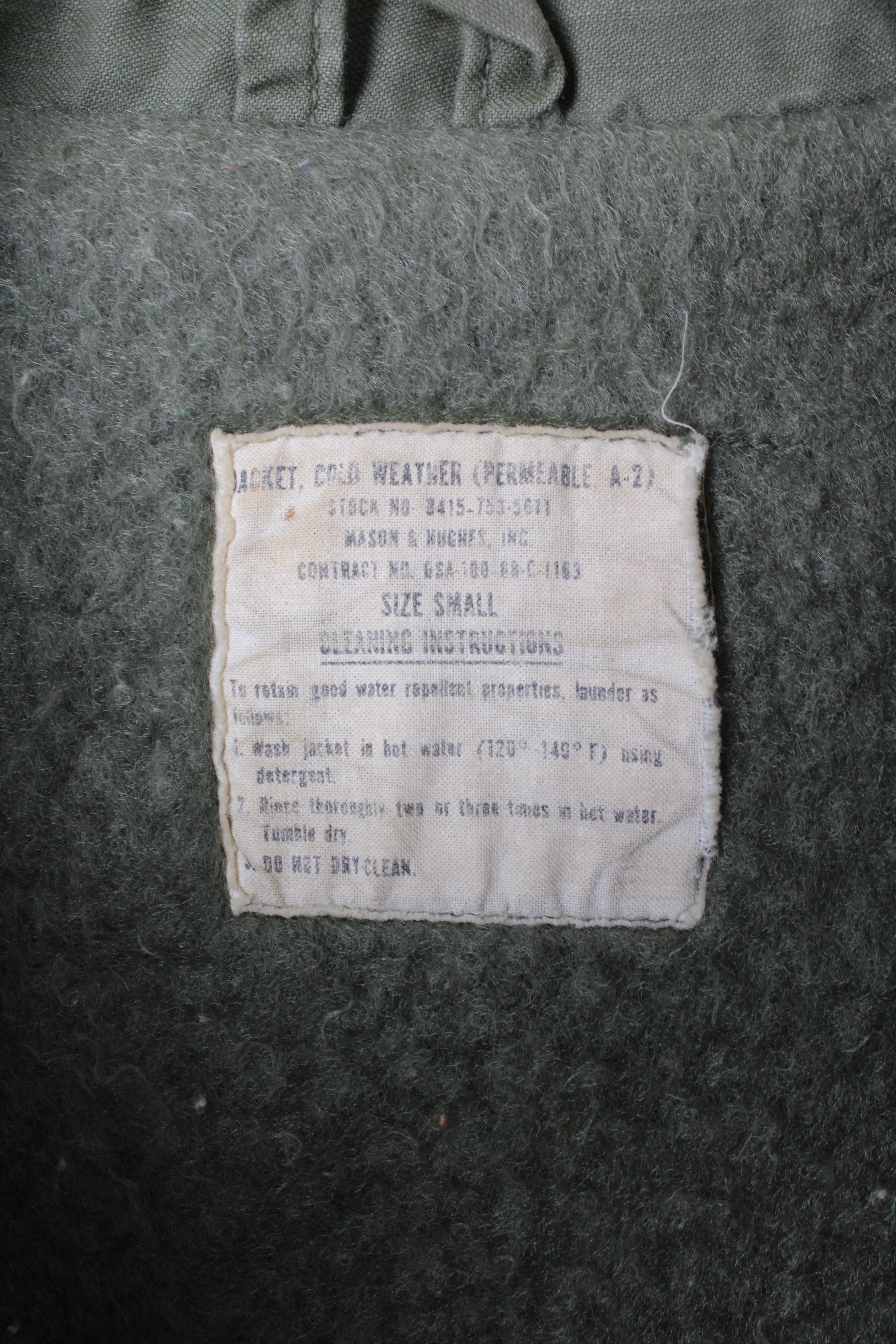 US NAVY DECK JACKET A-2 OG 107 - S