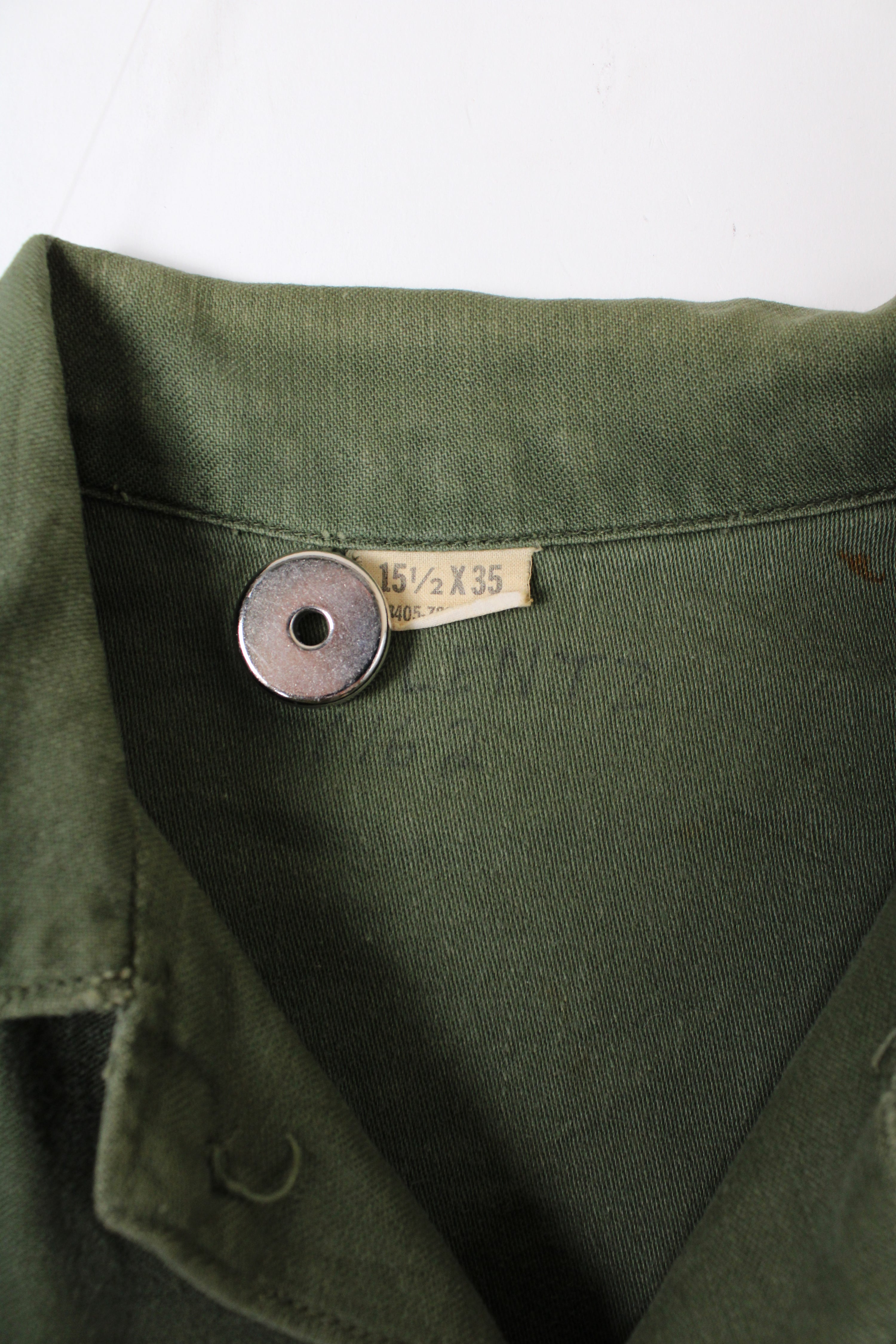 US ARMY OG 107 FATIGUE SHIRT GREEN - M/L