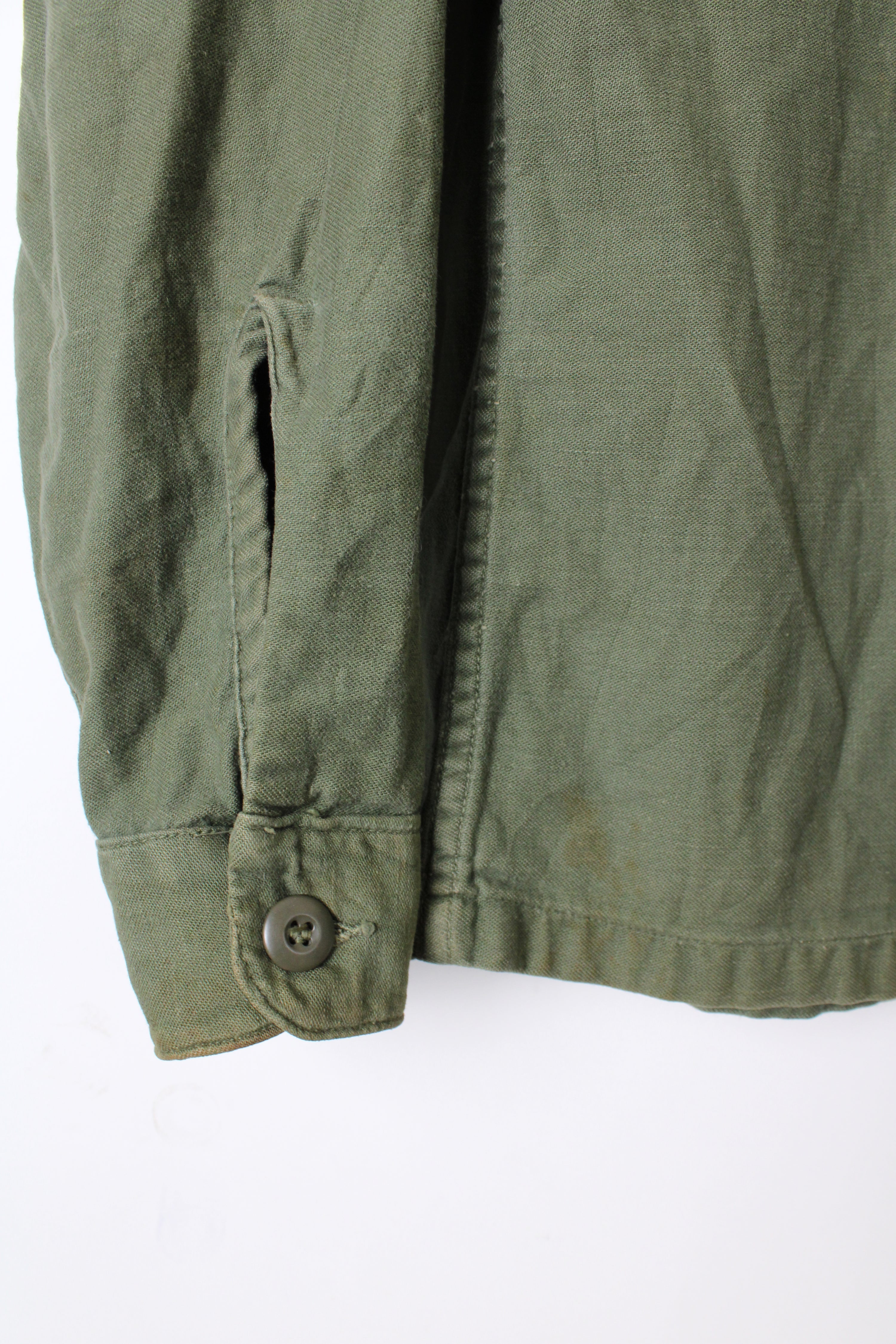 US ARMY OG 107 FATIGUE SHIRT GREEN - M/L