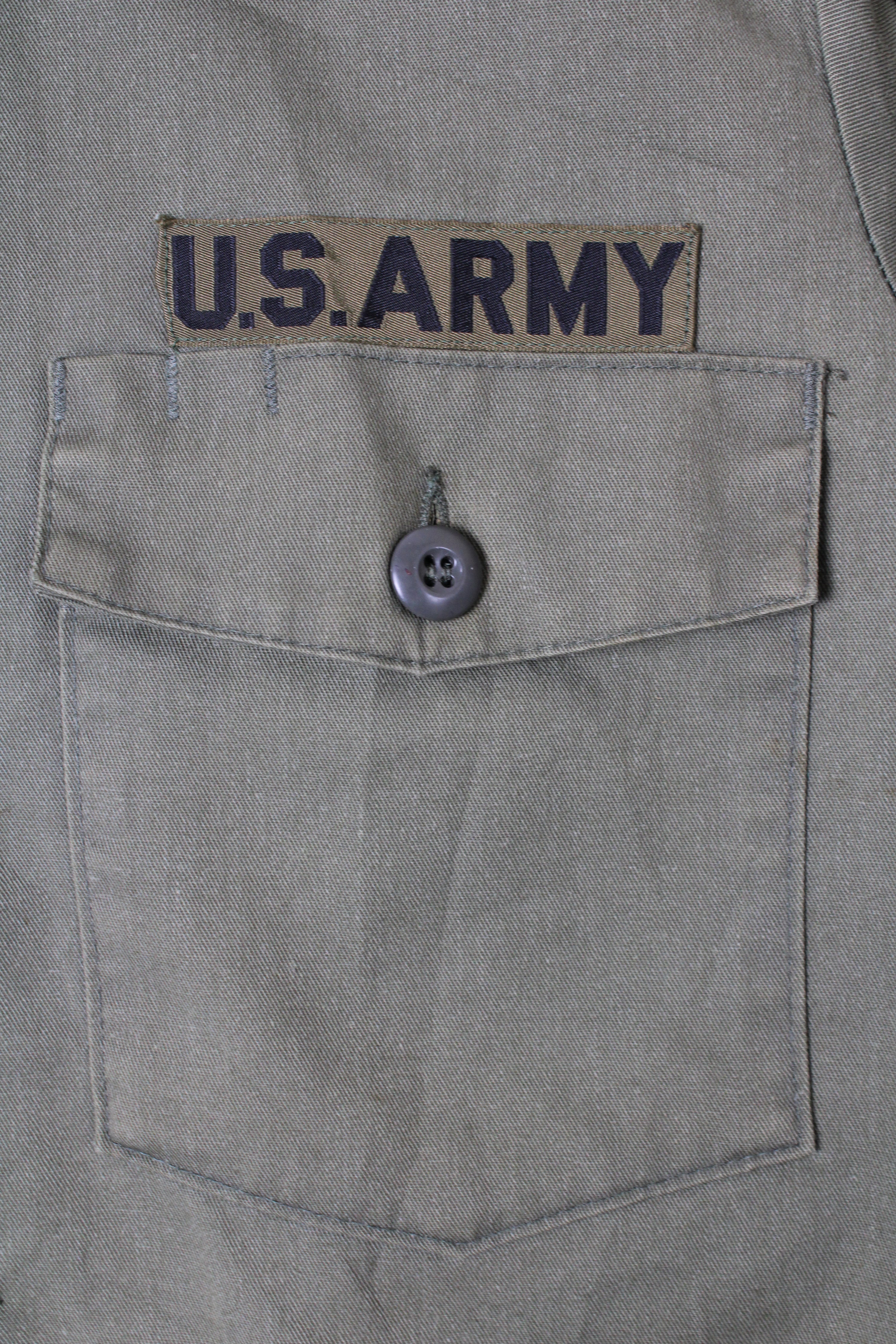 US ARMY OG 507 FATIGUE SHIRT GREEN - M/L