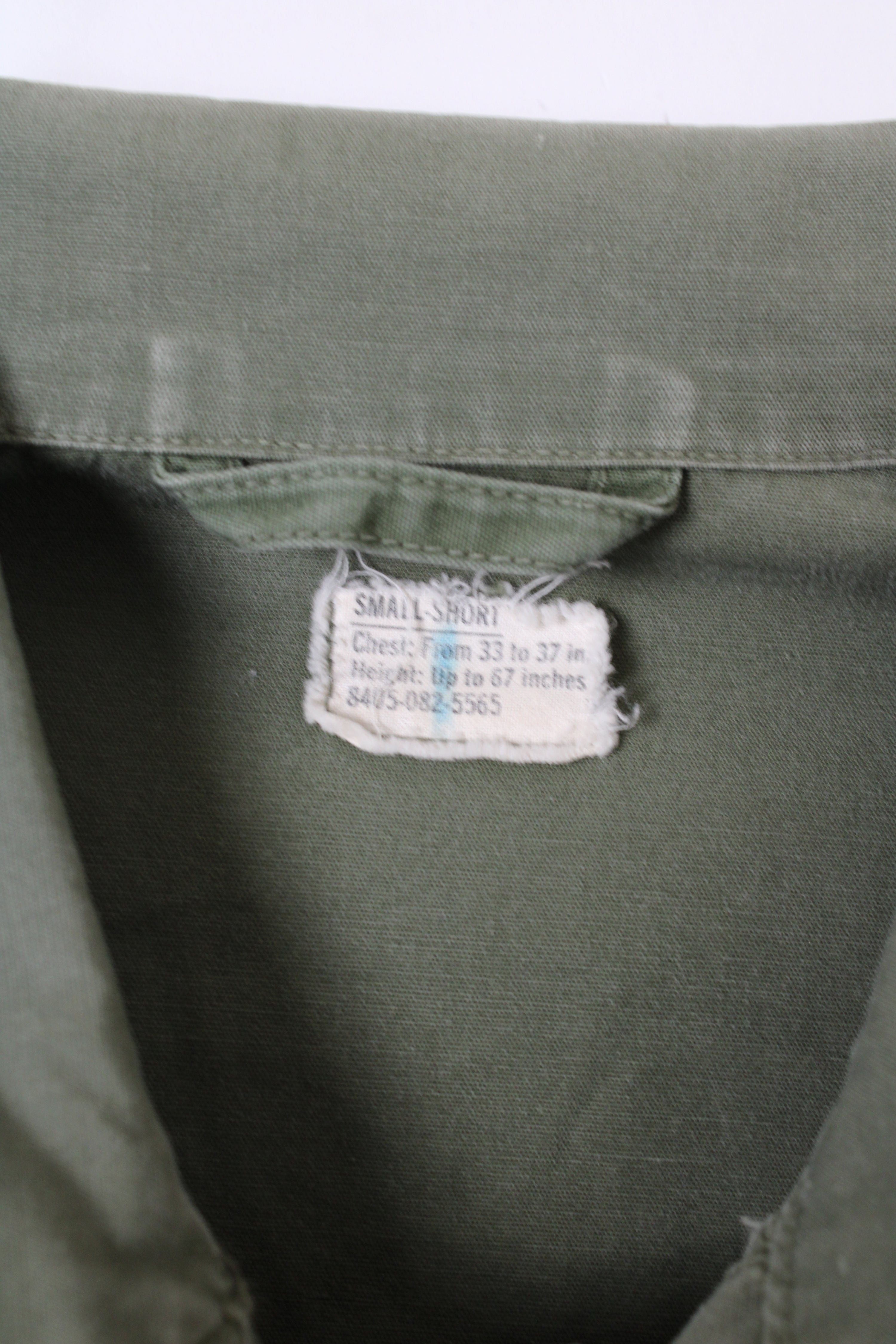 JUNGLE JACKET OG-107 US ARMY VIETNAM - S