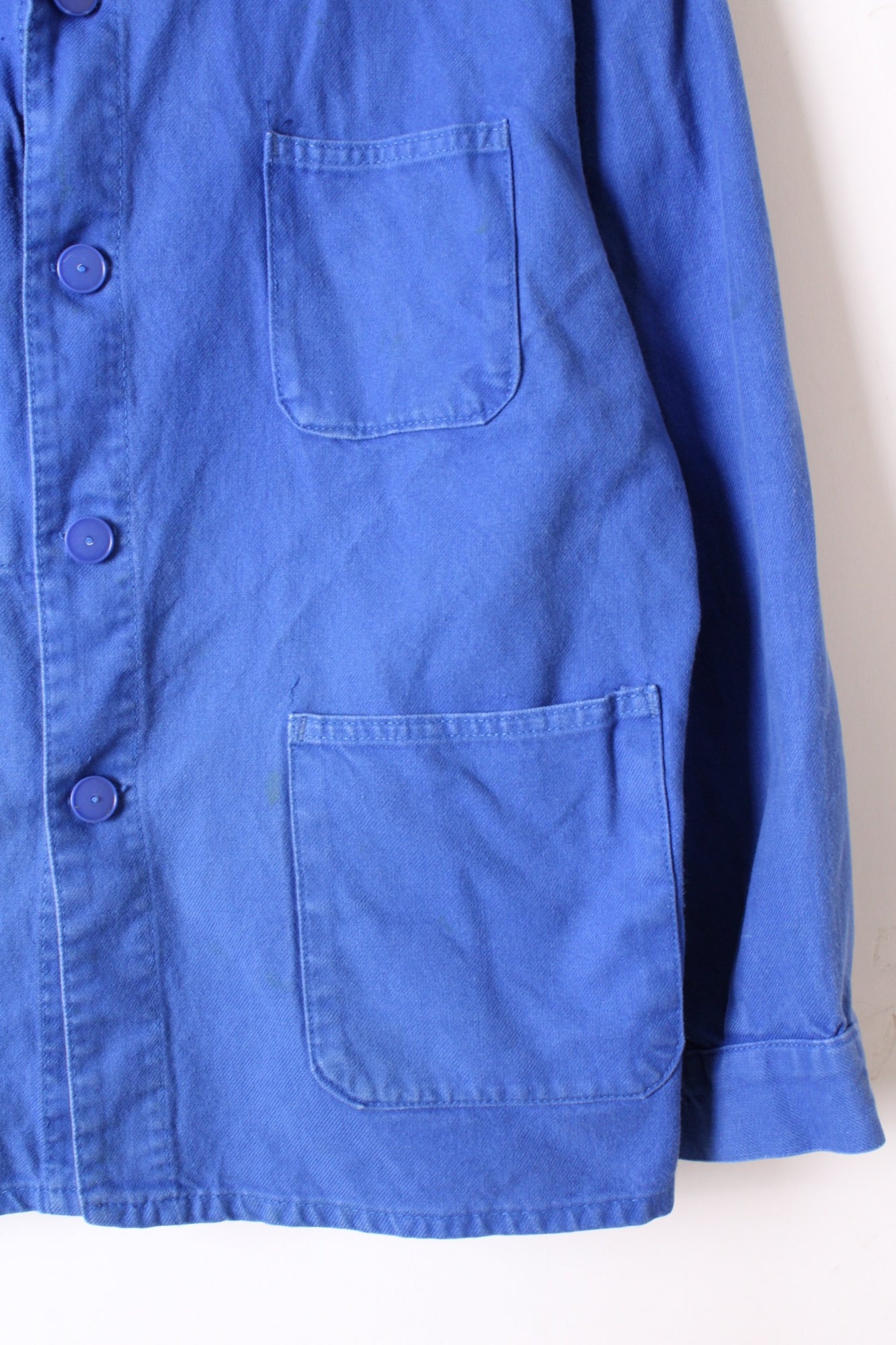 VINTAGE WORK CHORE JACKET BLEU DE TRAVAIL - L/XL