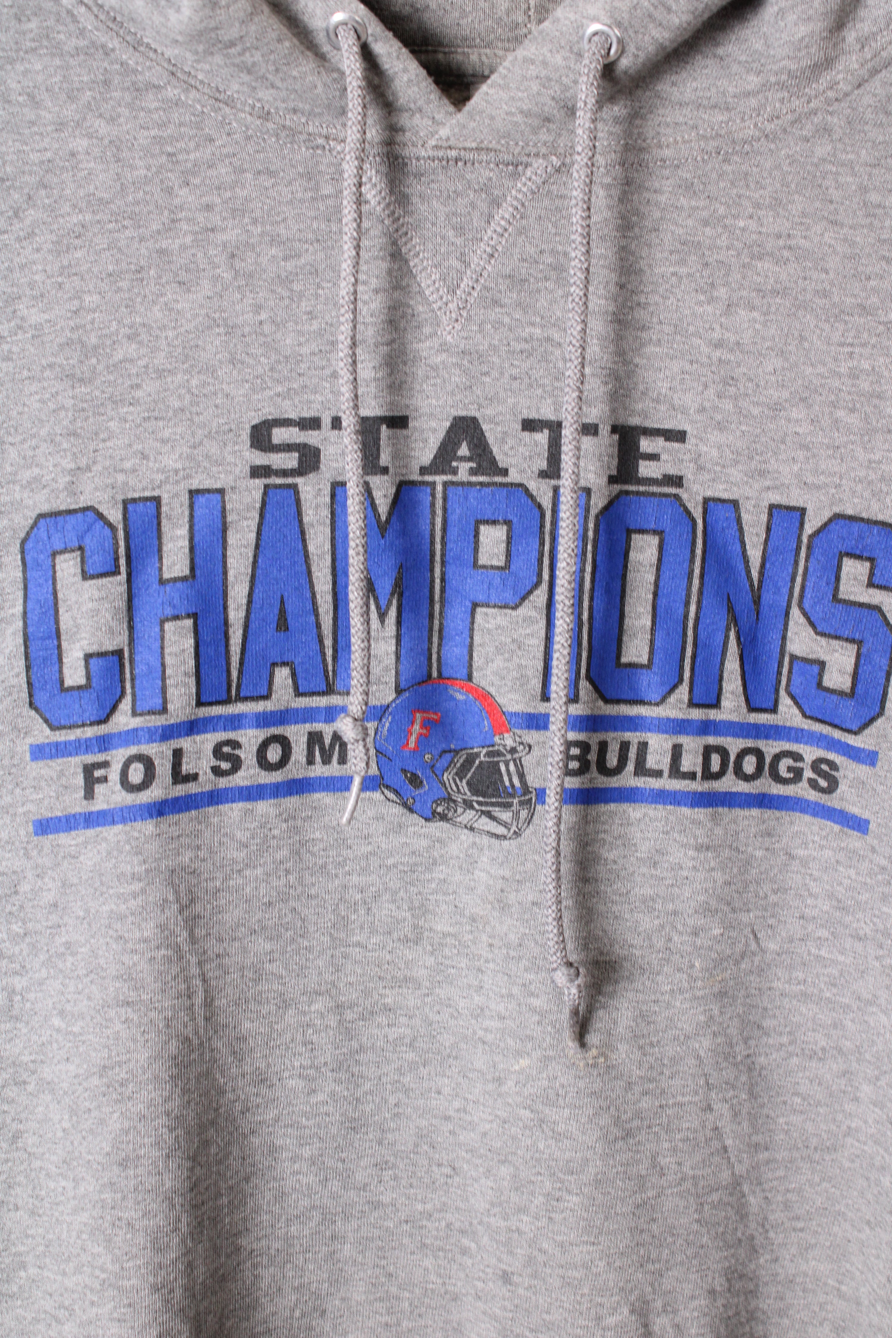 RUSSELL ATHLETIC VINTAGE HOODIE GREY - XXL