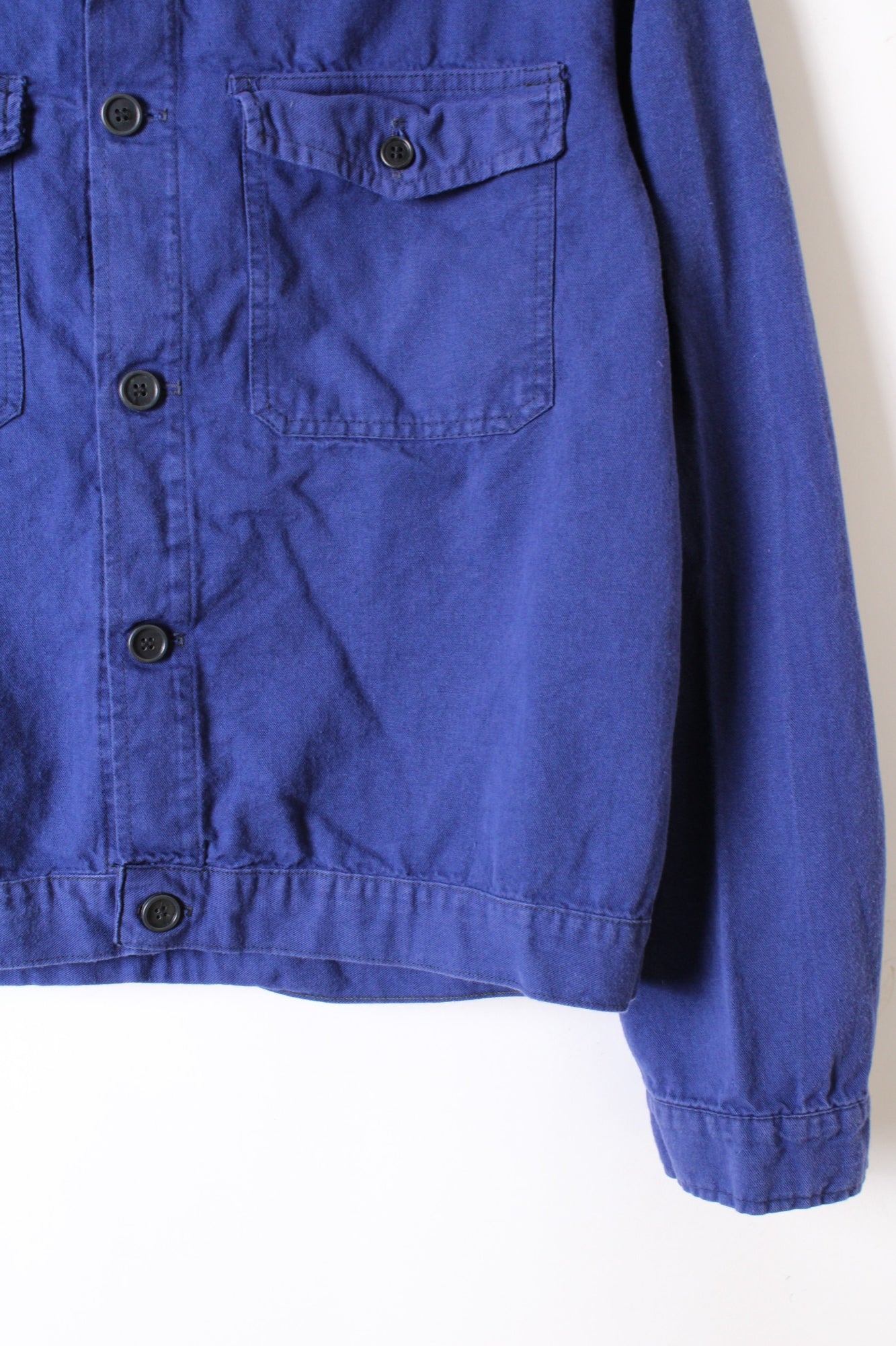 VINTAGE WORK CROPPED JACKET BLEU DE TRAVAIL - L/XL