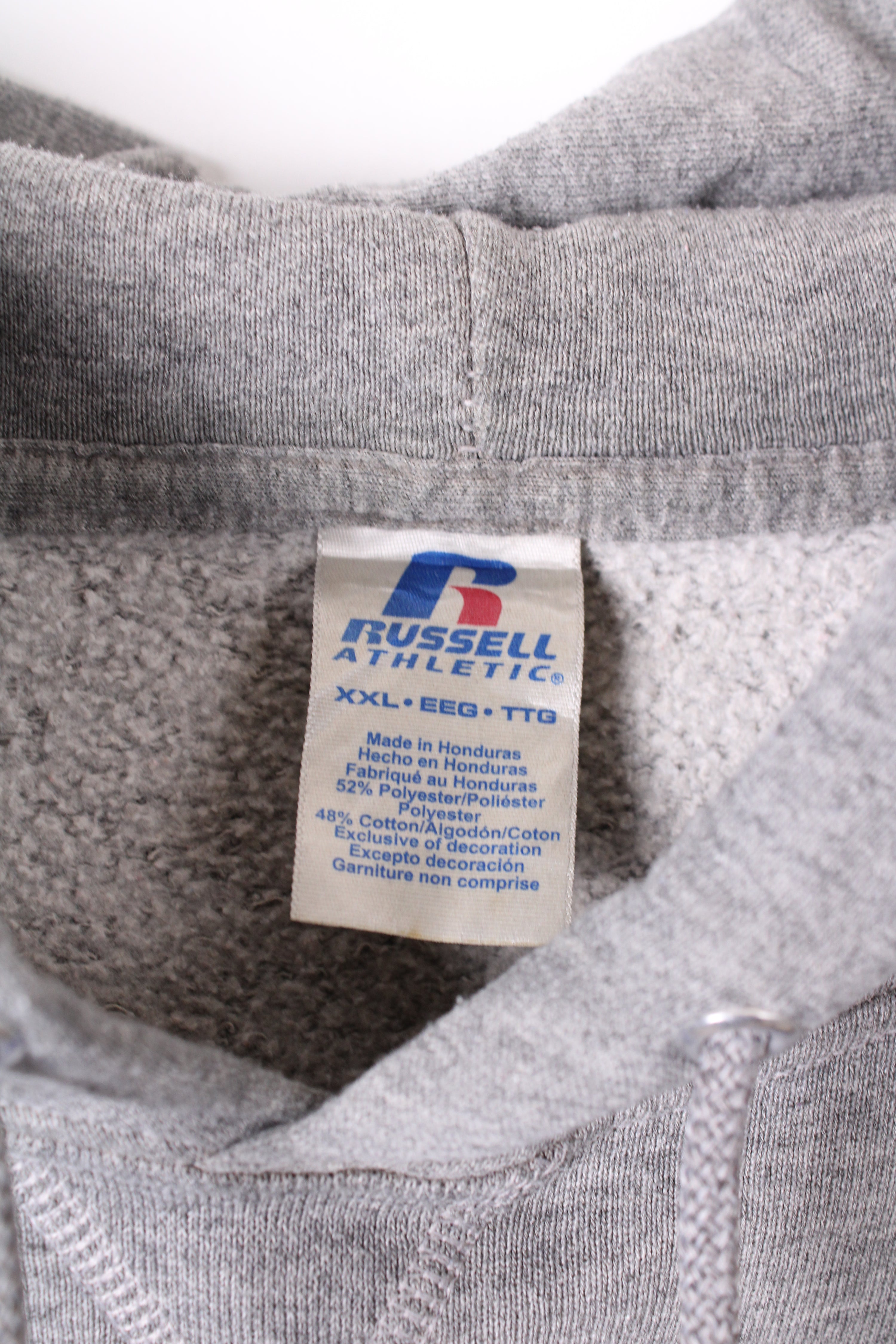 RUSSELL ATHLETIC VINTAGE HOODIE GREY - XXL