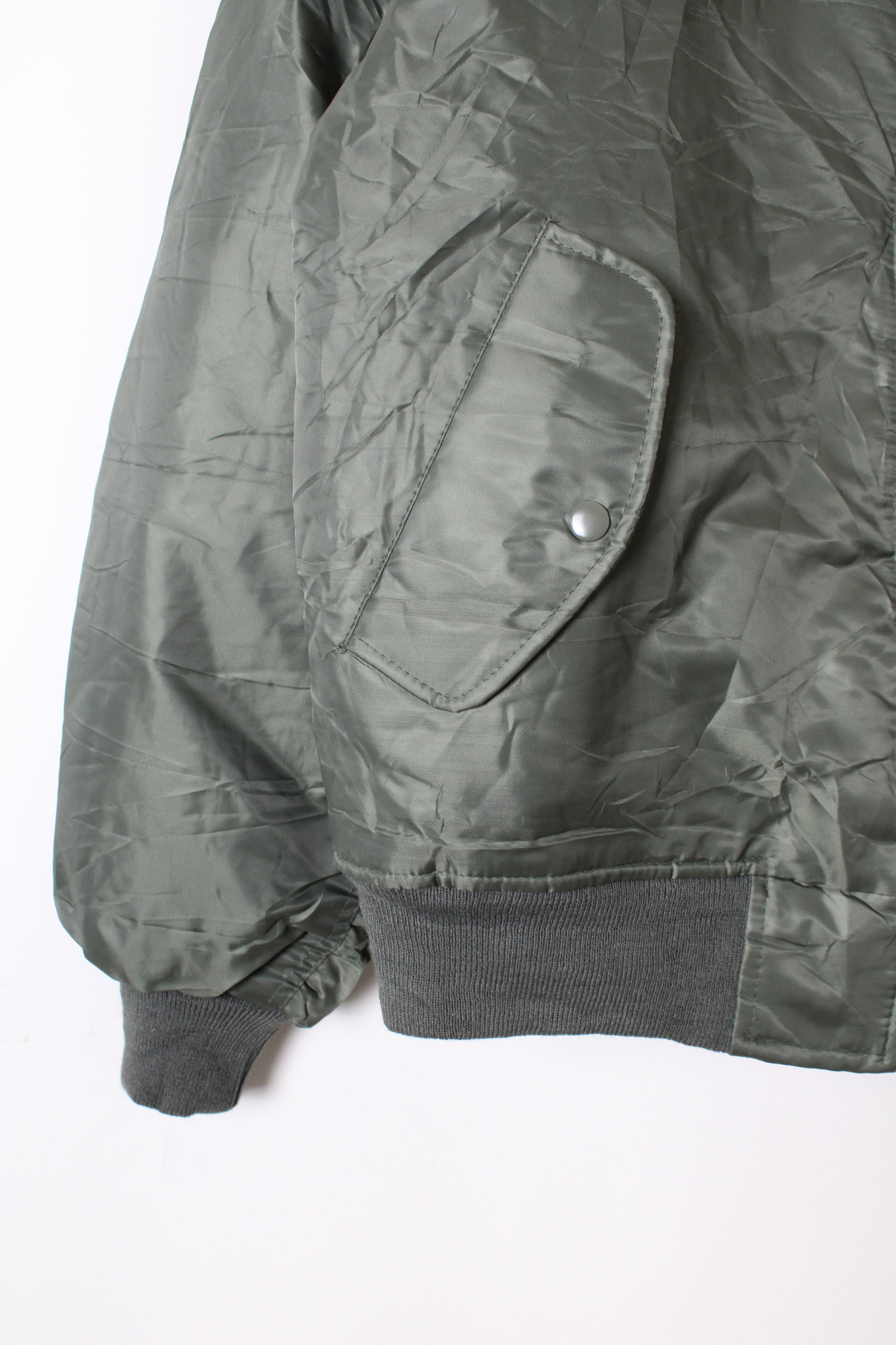 VINTAGE MA-1 BOMBER JACKET GREEN - XL