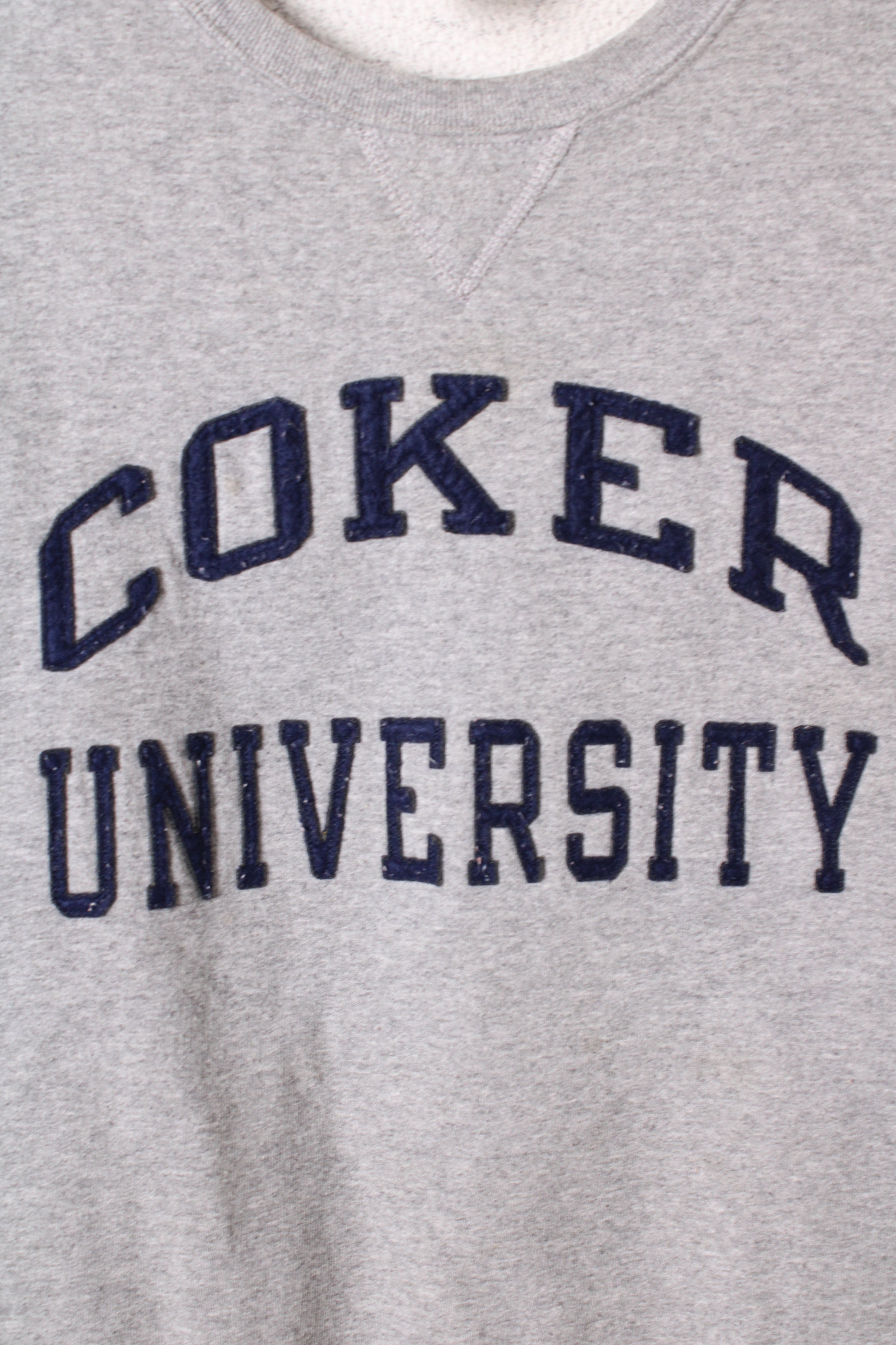 RUSSELL ATHLETIC VINTAGE CREWNECK GREY COKER UNIVERSITY - M
