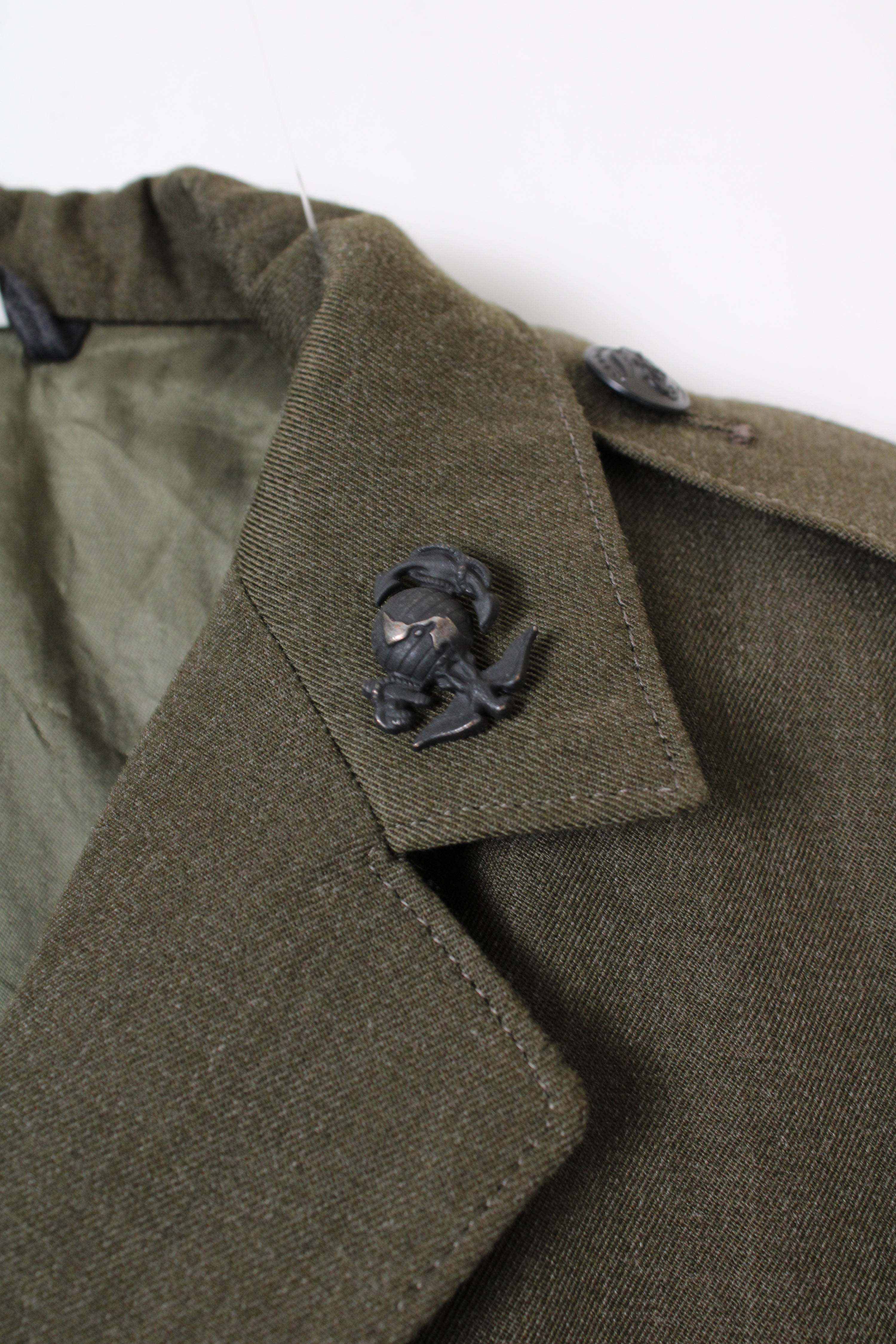 US ARMY USMC UNIFORM COAT MILITARY GREEN - XS/S