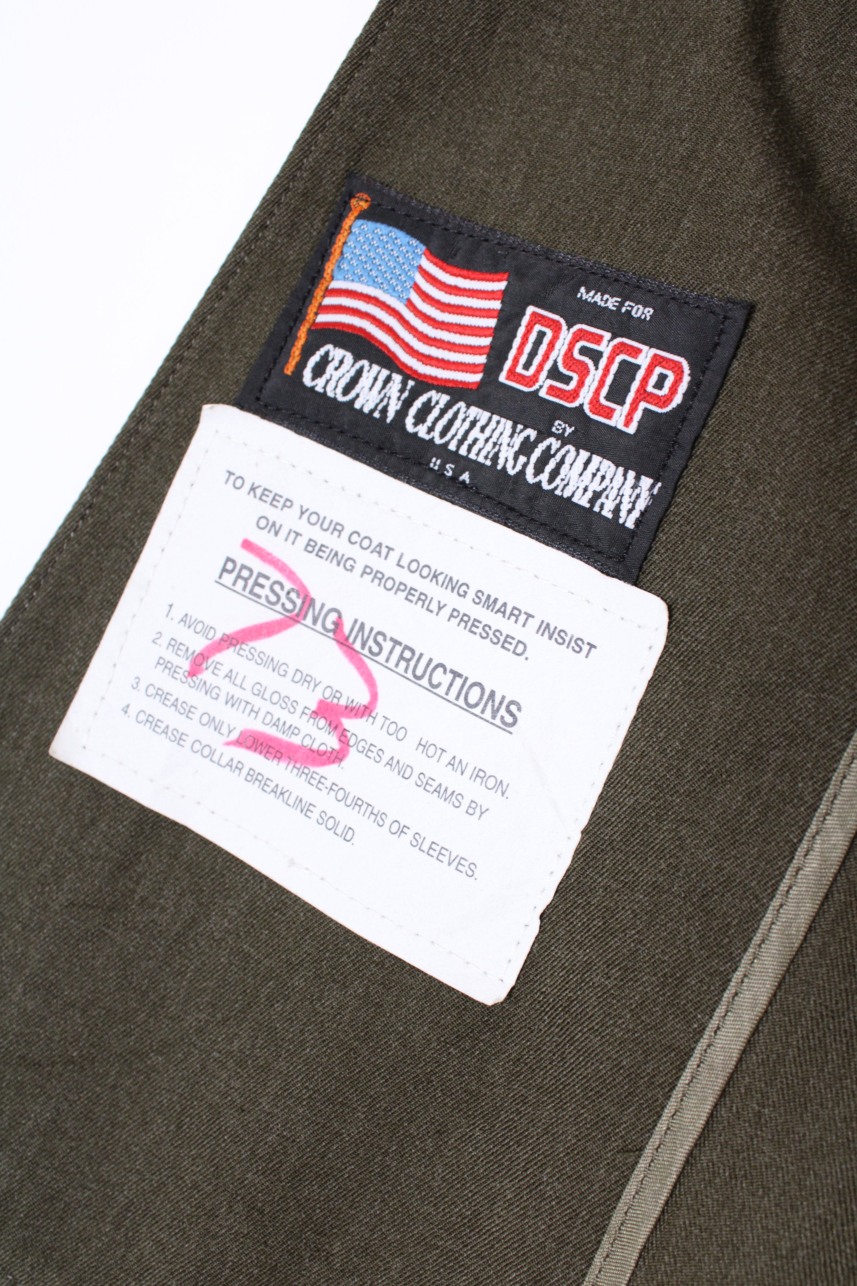 US ARMY USMC UNIFORM COAT MILITARY GREEN - XS/S