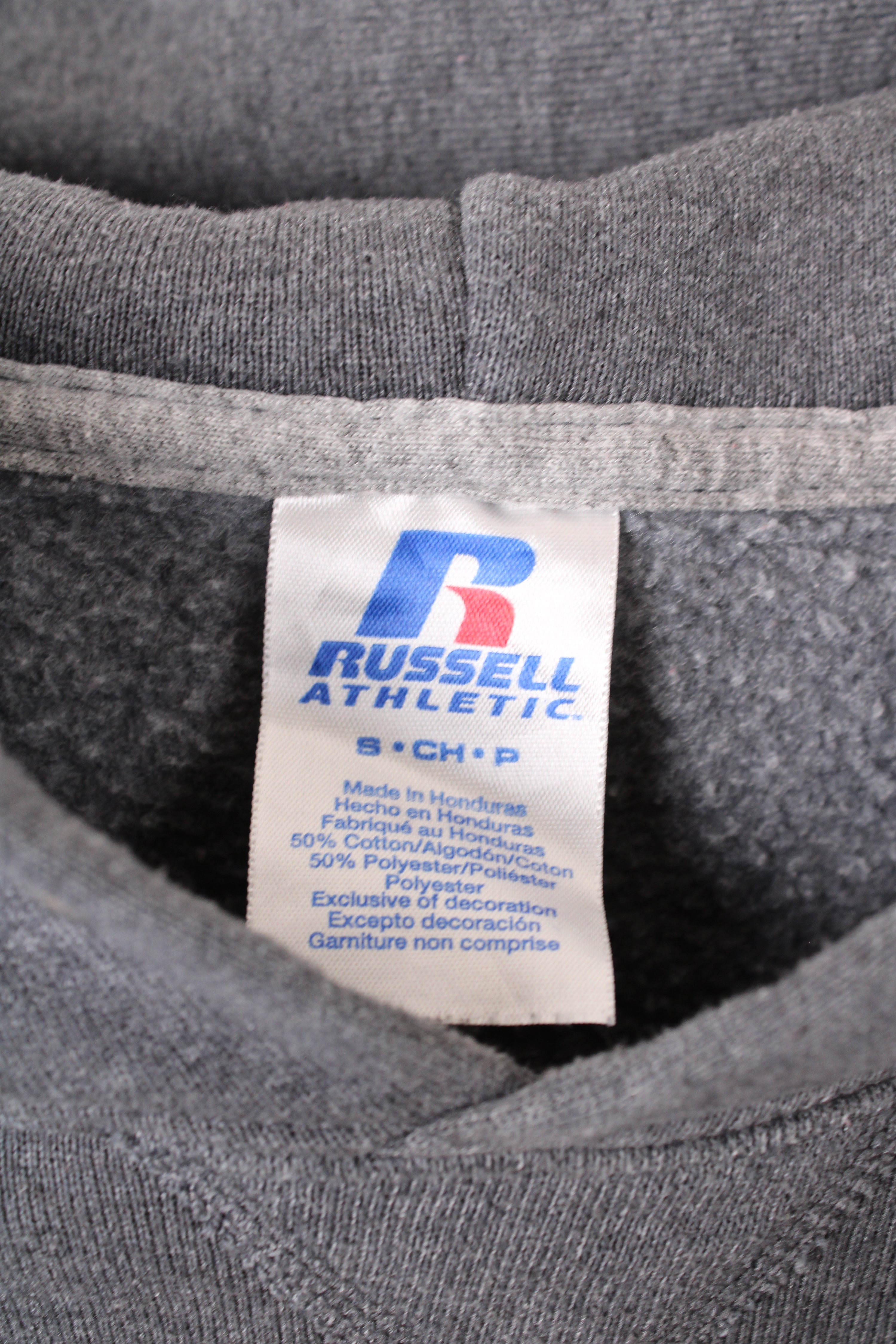 RUSSELL ATHLETIC VINTAGE HOODIE GREY - S