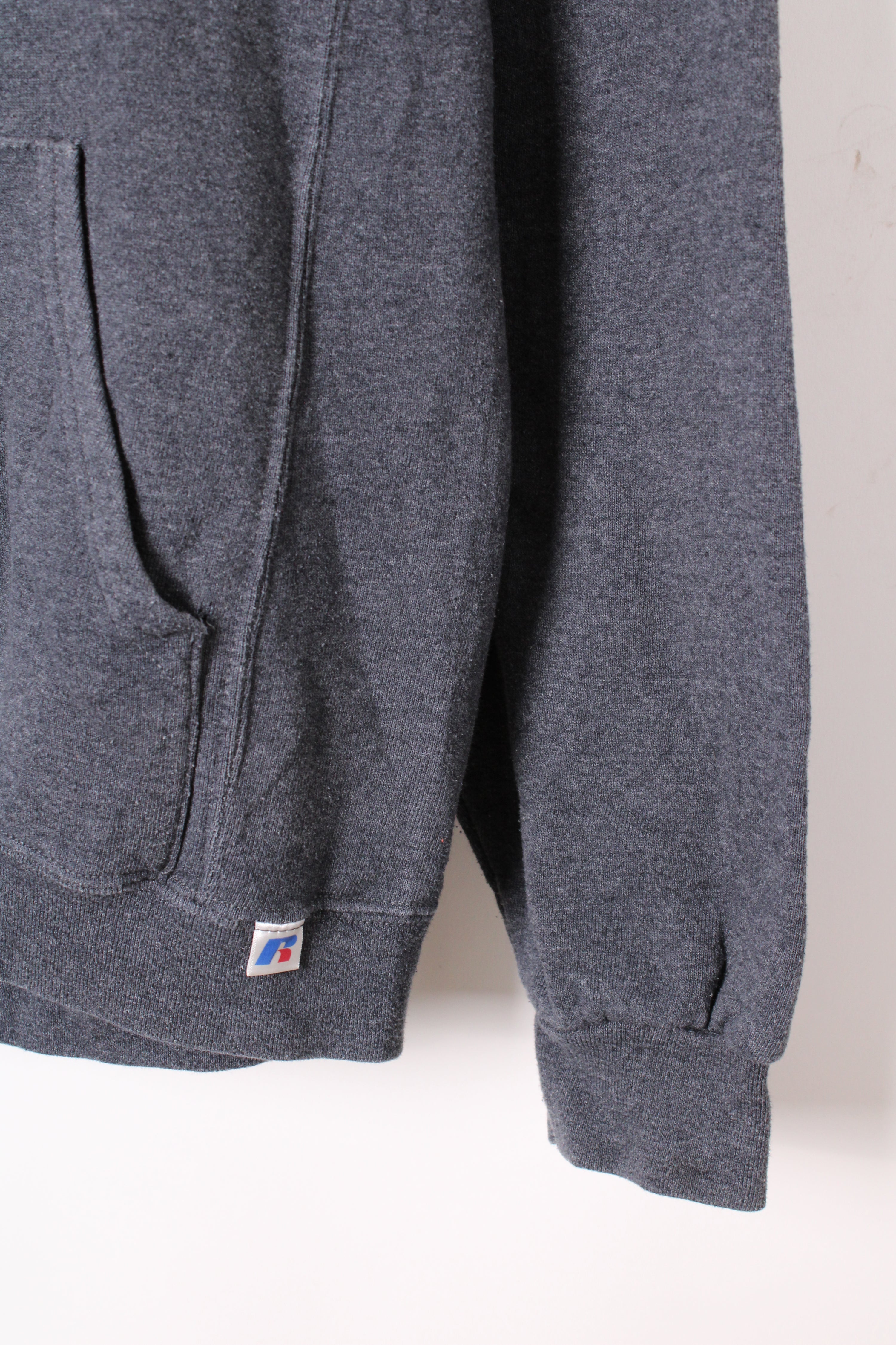 RUSSELL ATHLETIC VINTAGE HOODIE GREY OKLAHOMA CITY UNIVERSITY - M