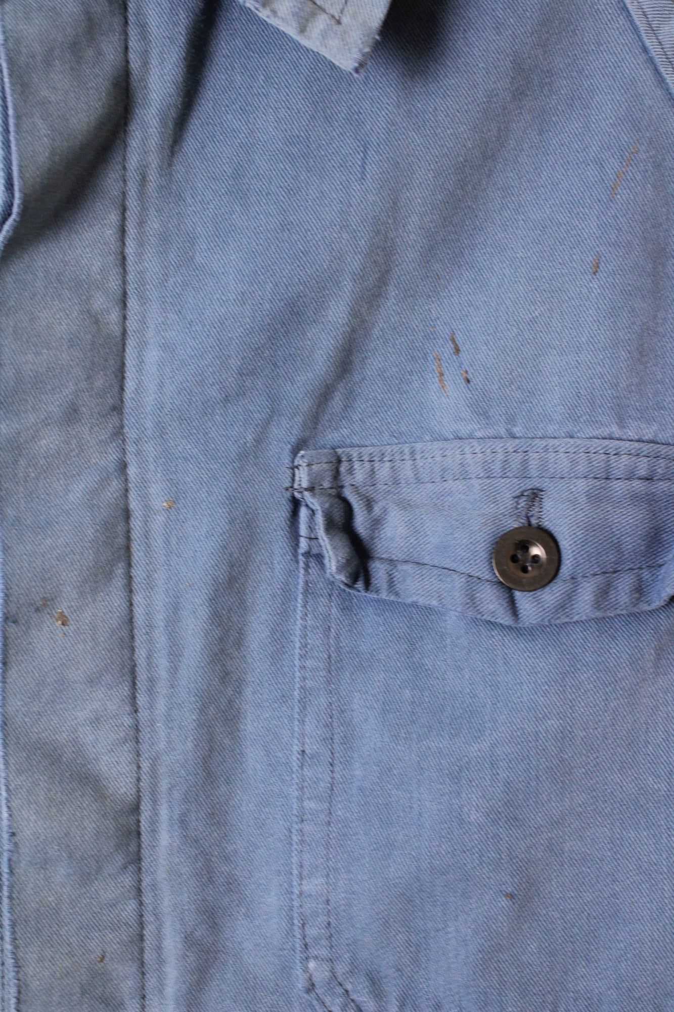 VINTAGE WORK CROPPED JACKET COBALT BLEU DE TRAVAIL - M/L
