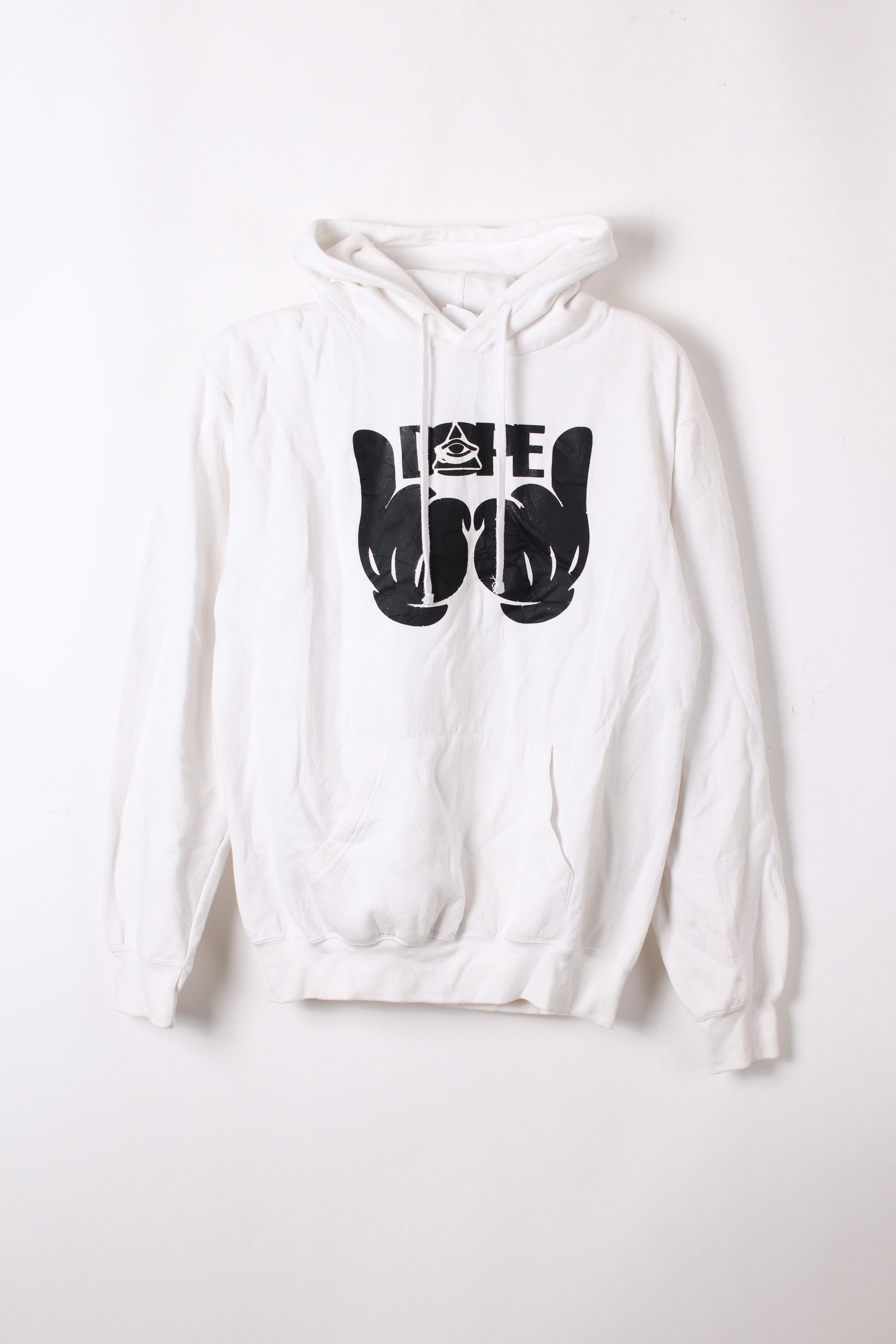 RUSSELL ATHLETIC VINTAGE HOODIE WHITE DOPE - L