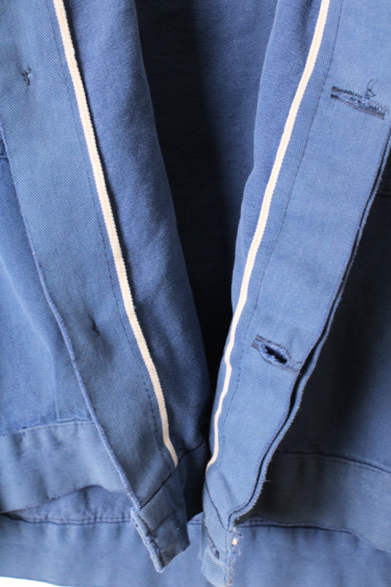 VINTAGE WORK CROPPED JACKET COBALT BLEU DE TRAVAIL - M/L