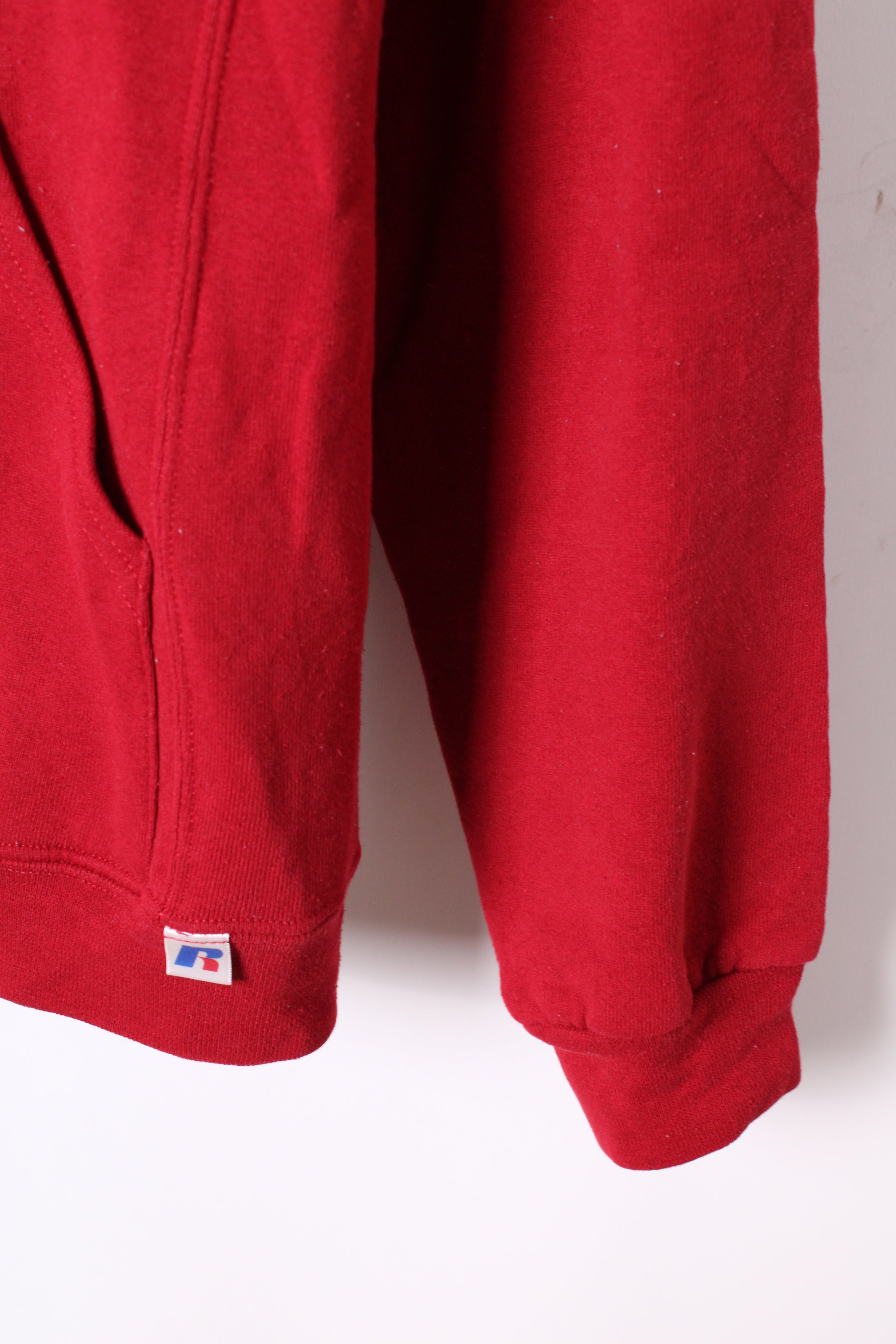 RUSSELL ATHLETIC VINTAGE HOODIE RED FCA - S