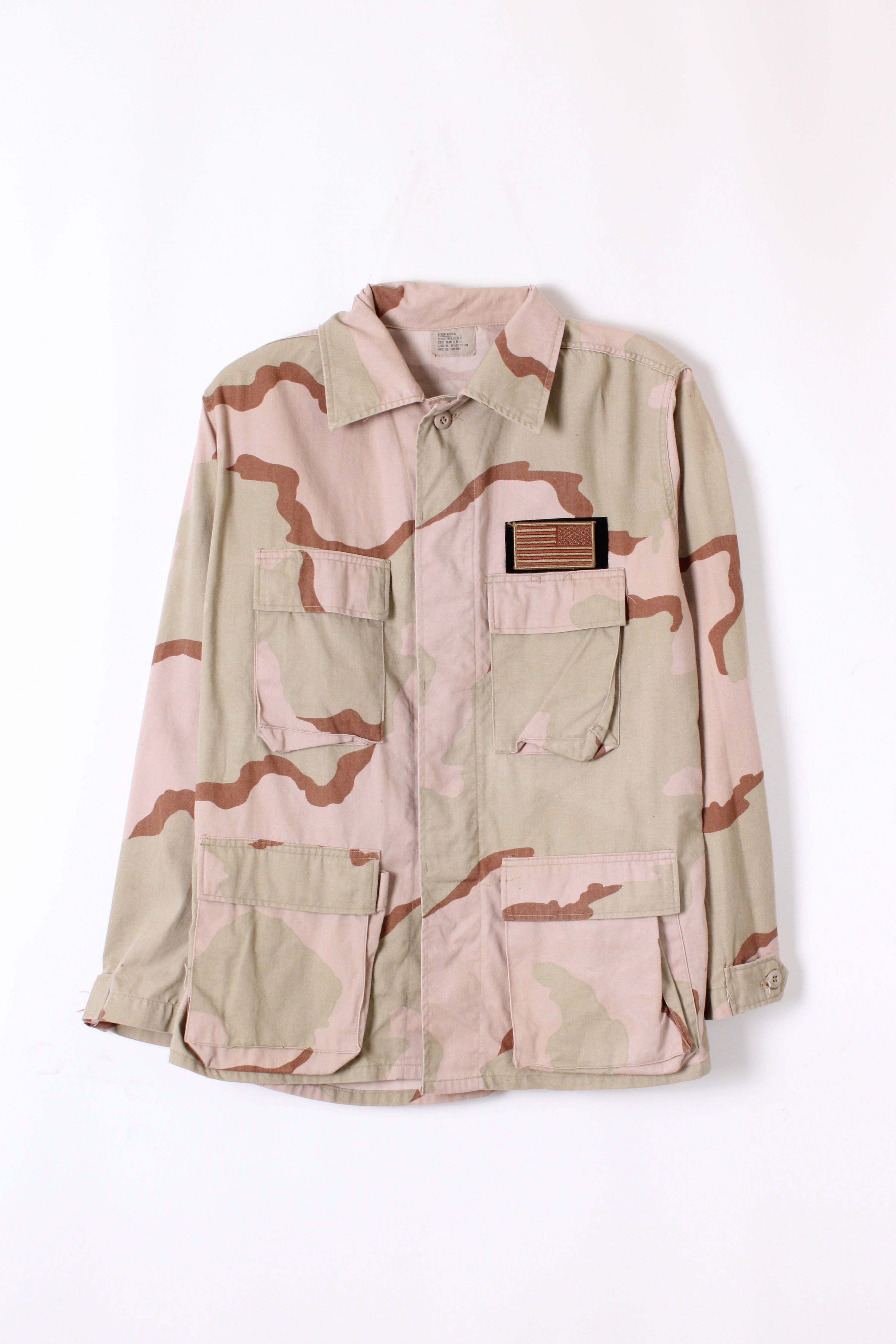 FIELD JACKET BDU US ARMY DESERT CAMO 3 COLORS - M REG