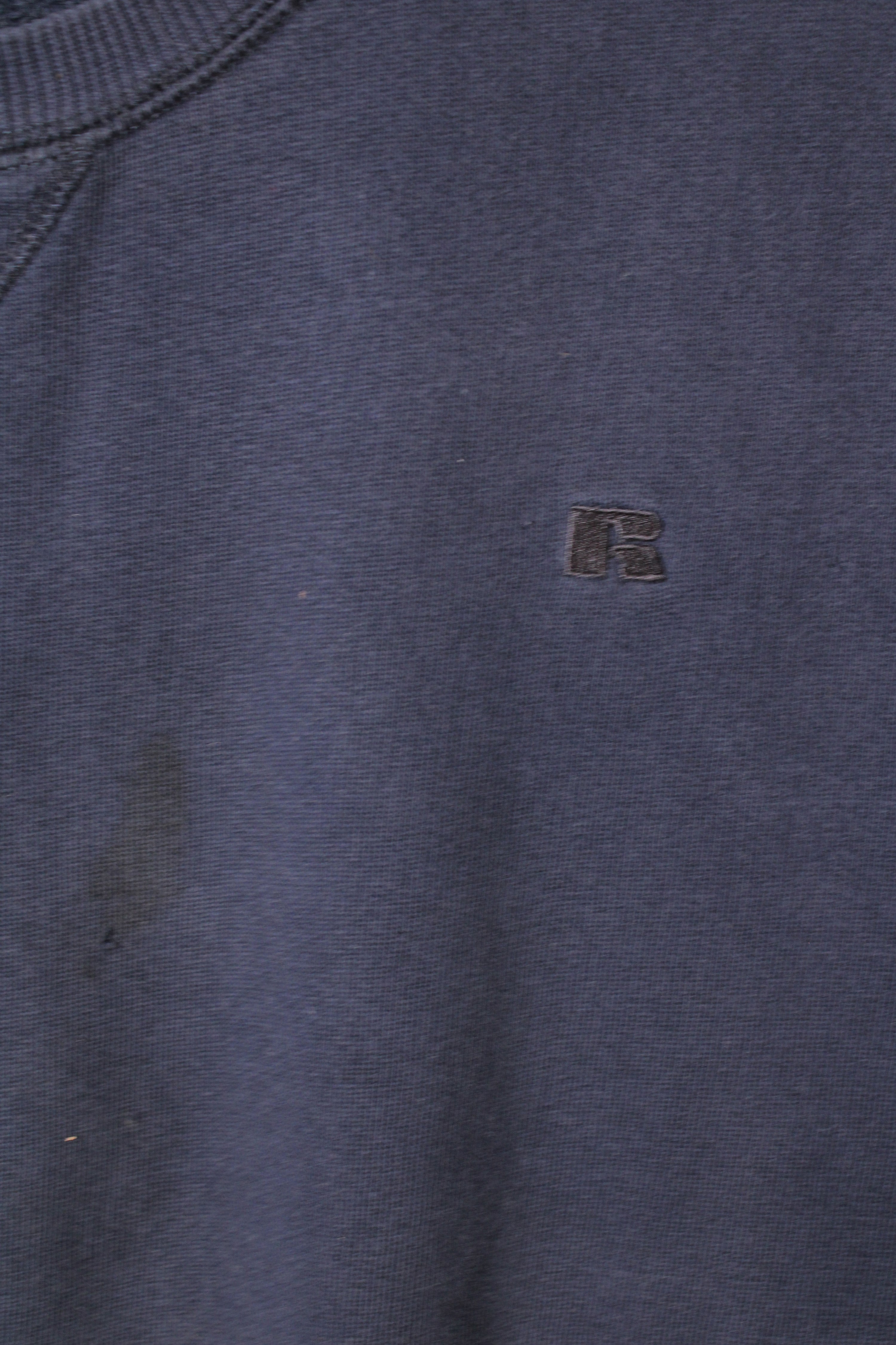 VINTAGE BLANK SWEATSHIRT BLUE - XXL