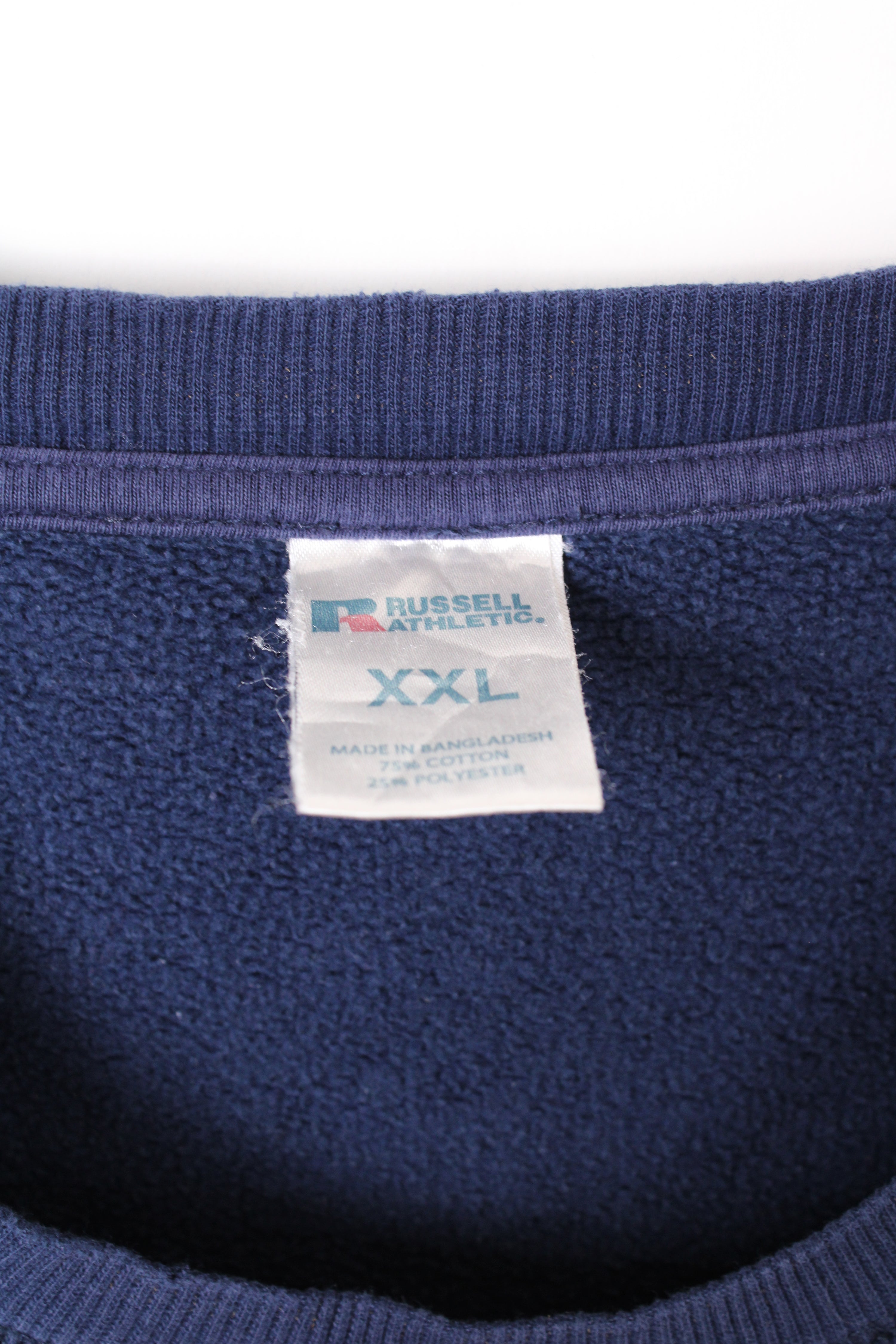 VINTAGE BLANK SWEATSHIRT BLUE - XXL