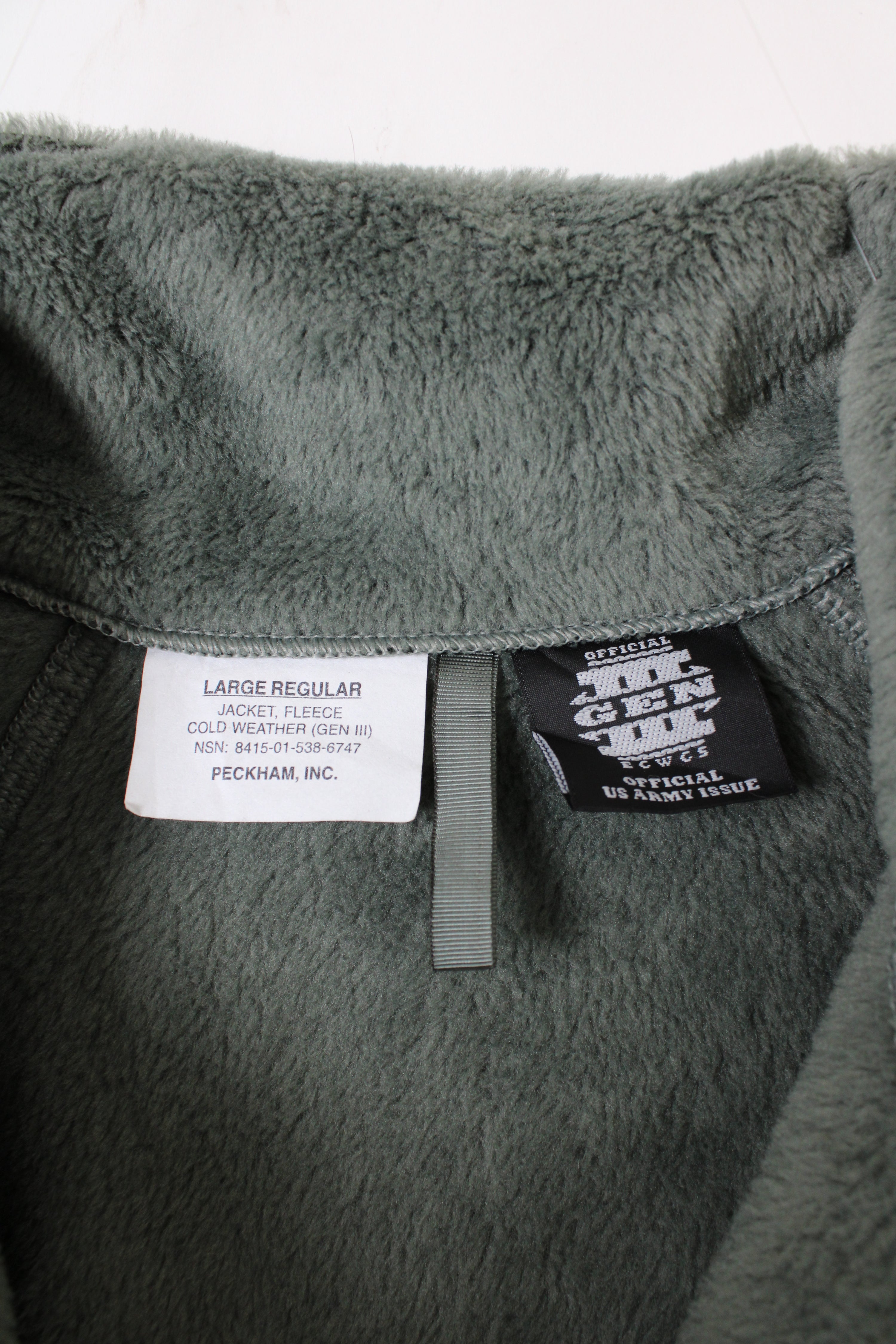 US ARMY GEN III POLARTEC FLEECE JACKET ECWCS - L