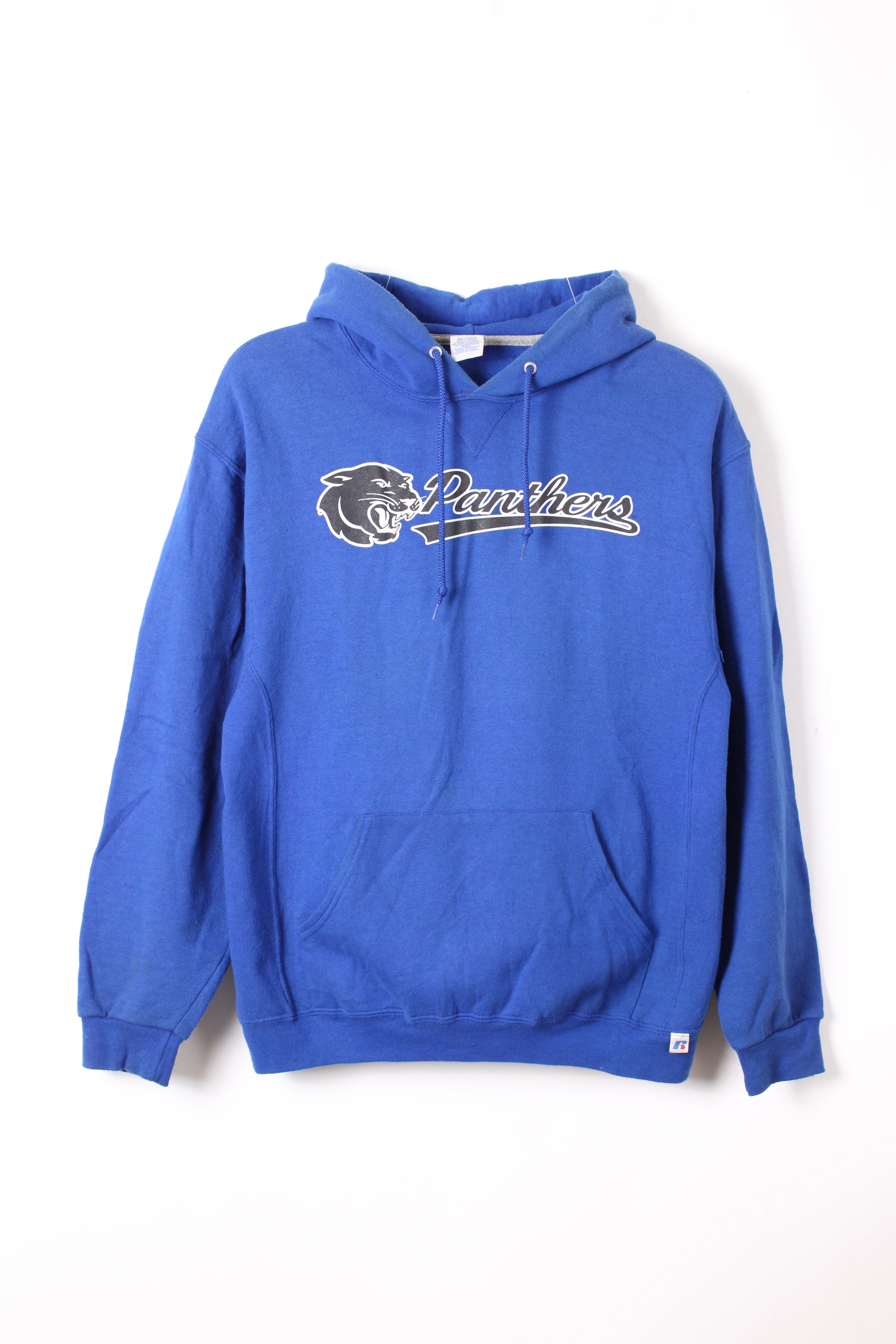 RUSSELL ATHLETIC VINTAGE HOODIE BLUE PANTHERS - L