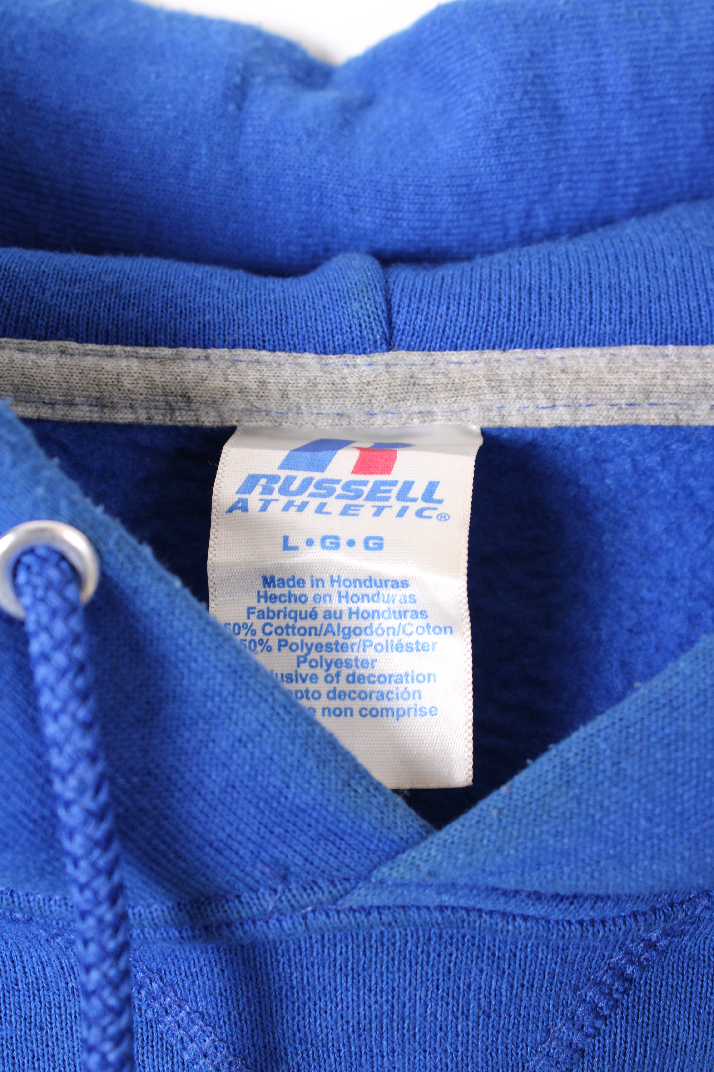 RUSSELL ATHLETIC VINTAGE HOODIE BLUE PANTHERS - L